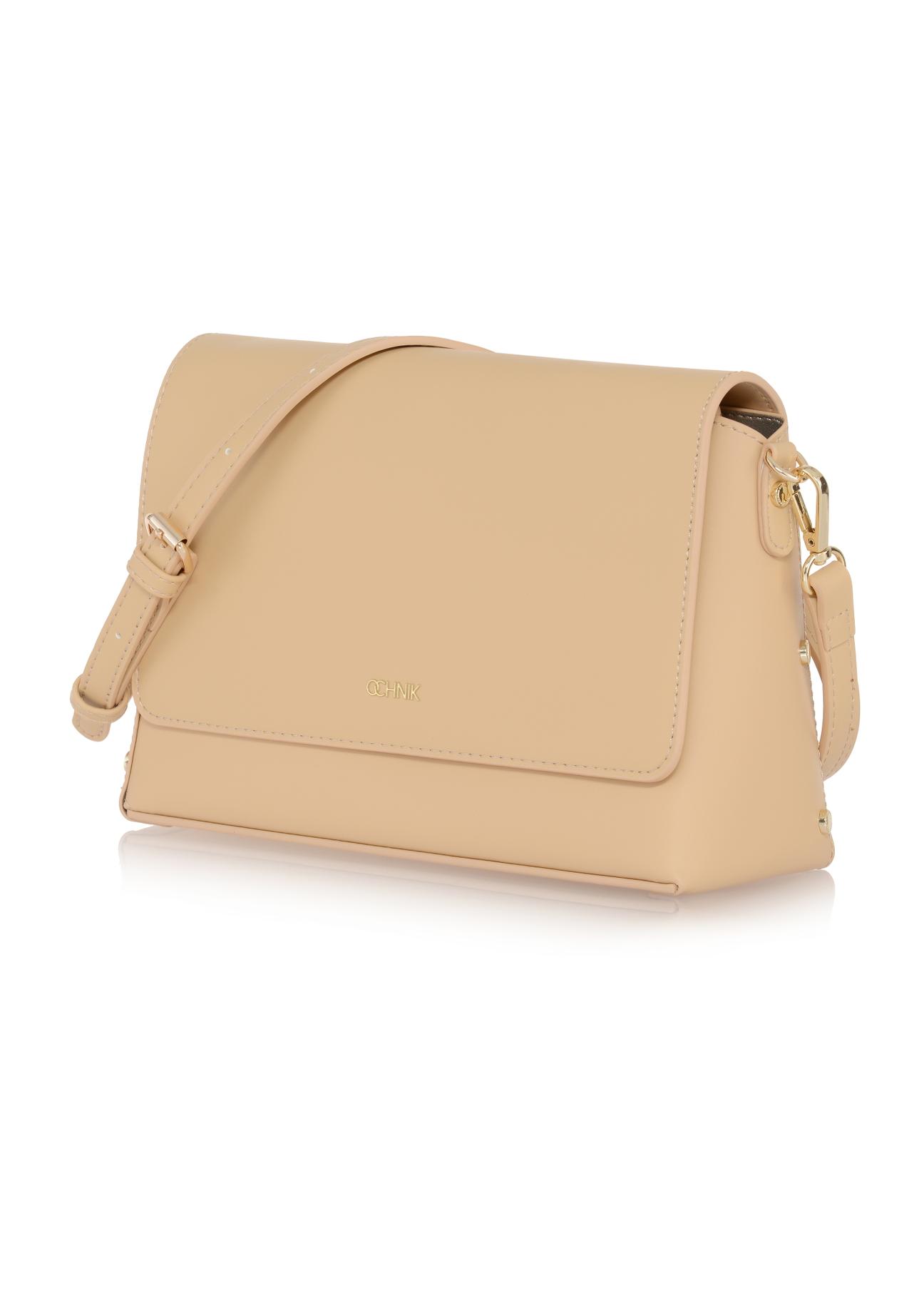 Beige women's postbag TOREC-0327C-81(Z23)-02