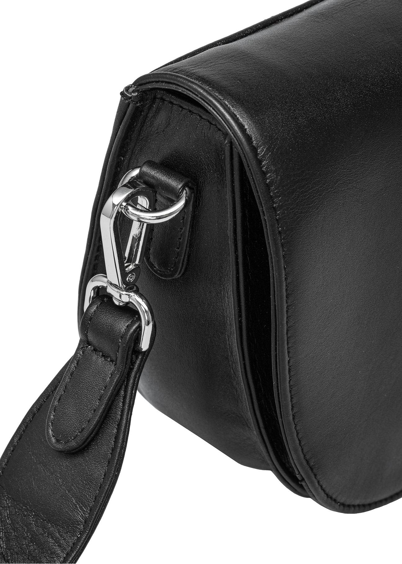 Black leather women's handbag TORES-1082-99(W25)