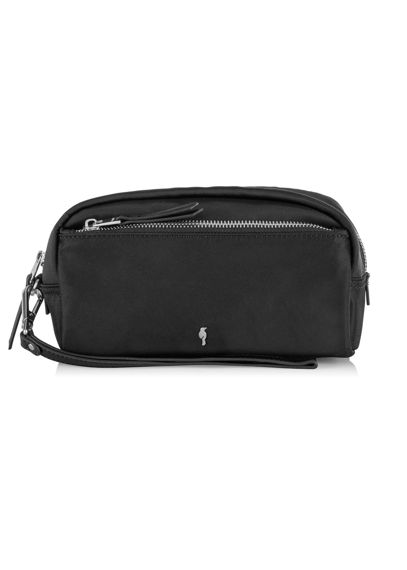 Women's black cosmetic bag TOREN-0271-99(W24)-01