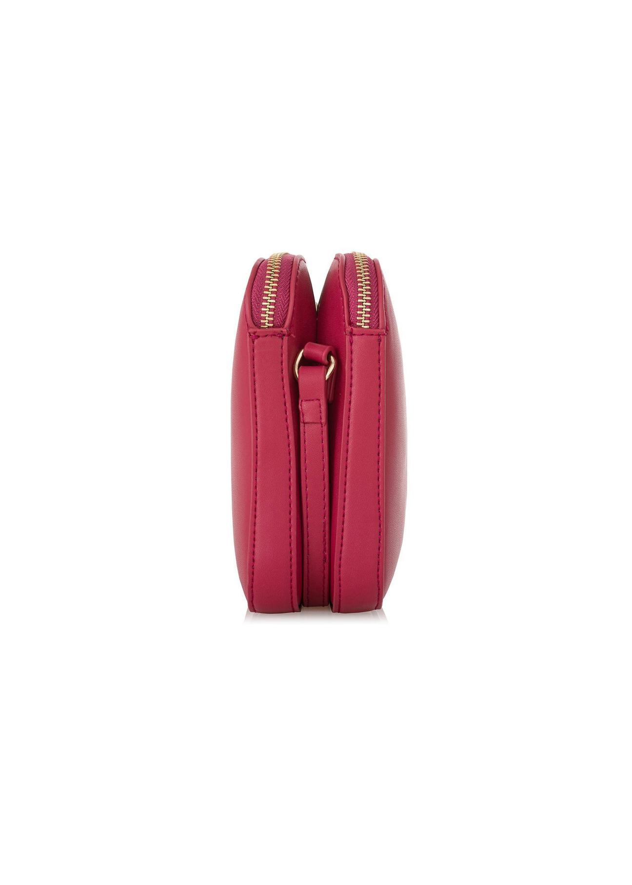 Fuchsia three-chambered women's handbag TOREC-0205C-65(W24)-03