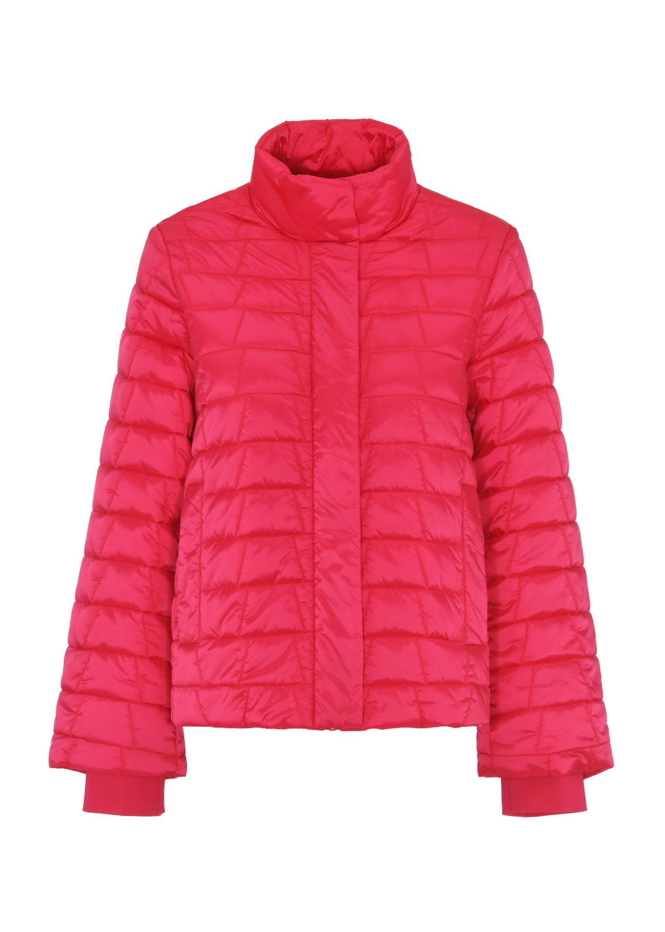 Women's quilted pink insulated jacket KURDT-0496-31(W24)-03