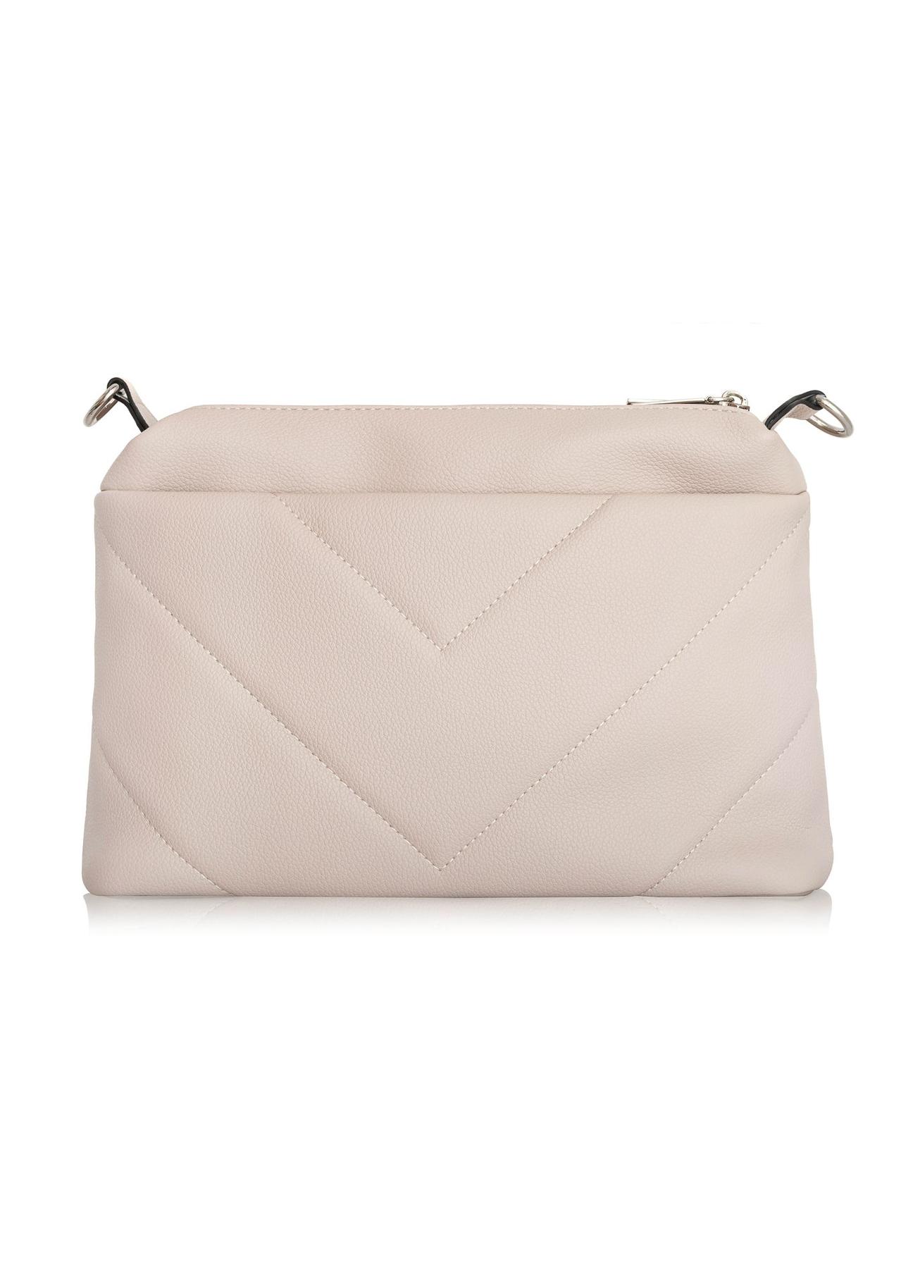 Cream quilted handbag TOREC-0898-12(W24)