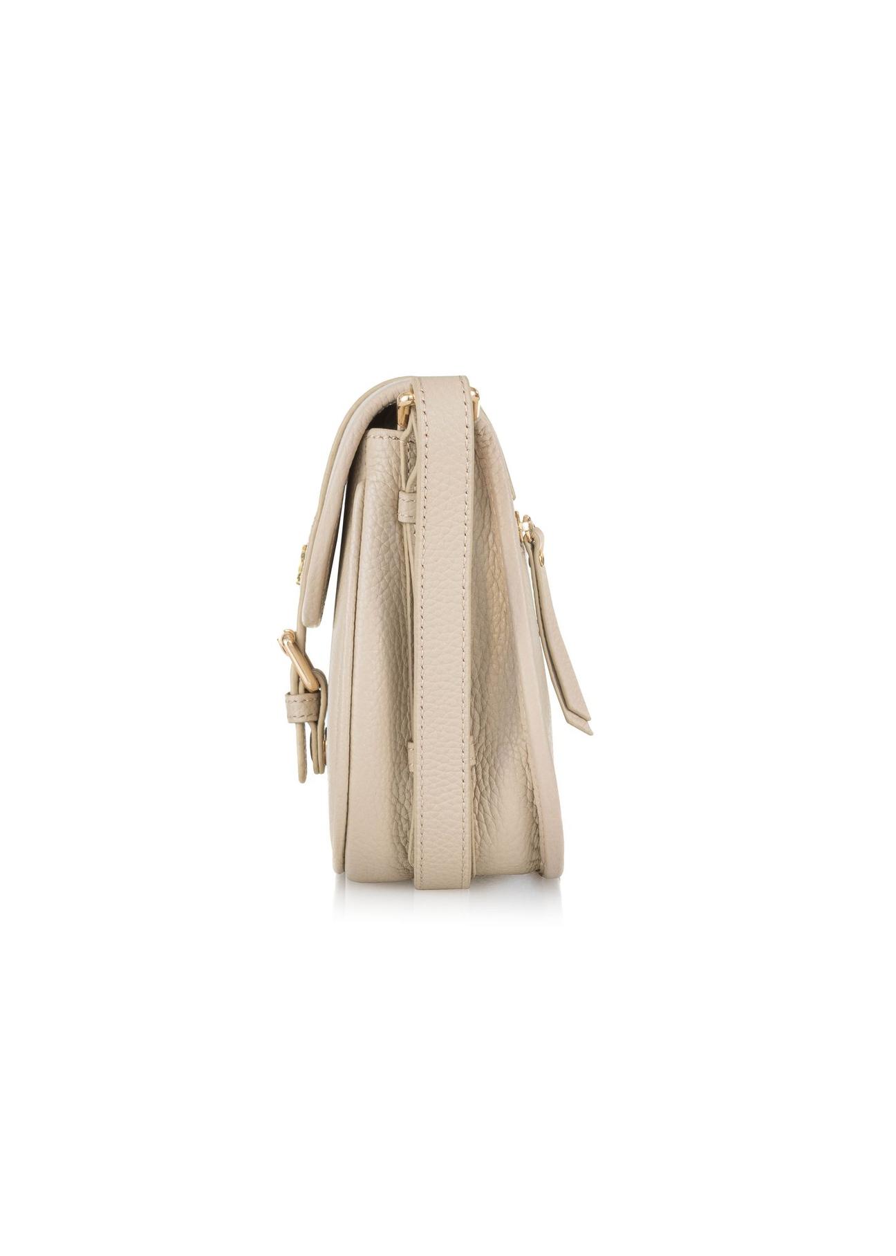 Beige leather small bag TORES-1055-80(Z24)-05