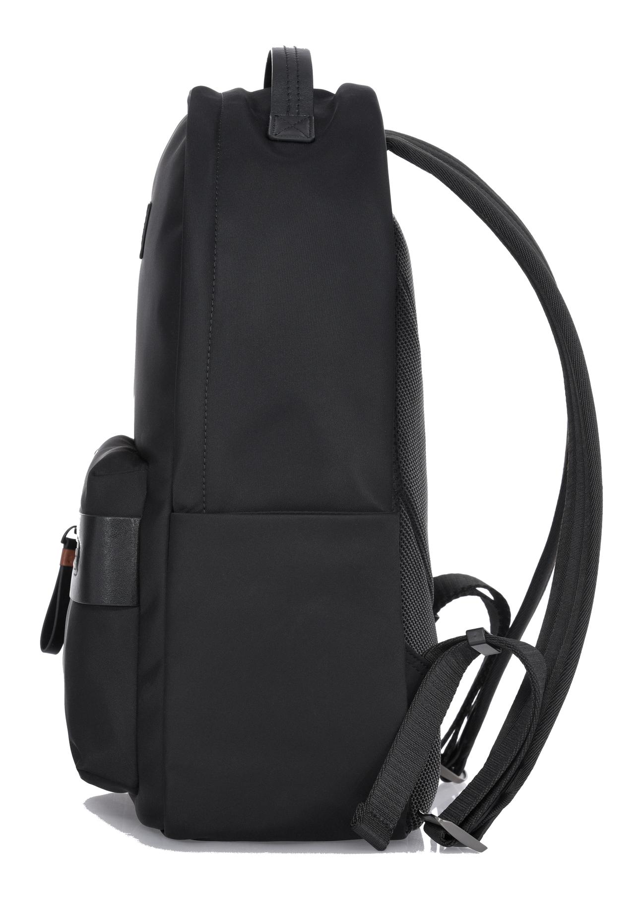 Classic black men's backpack TORMN-0316-99(W24)-03