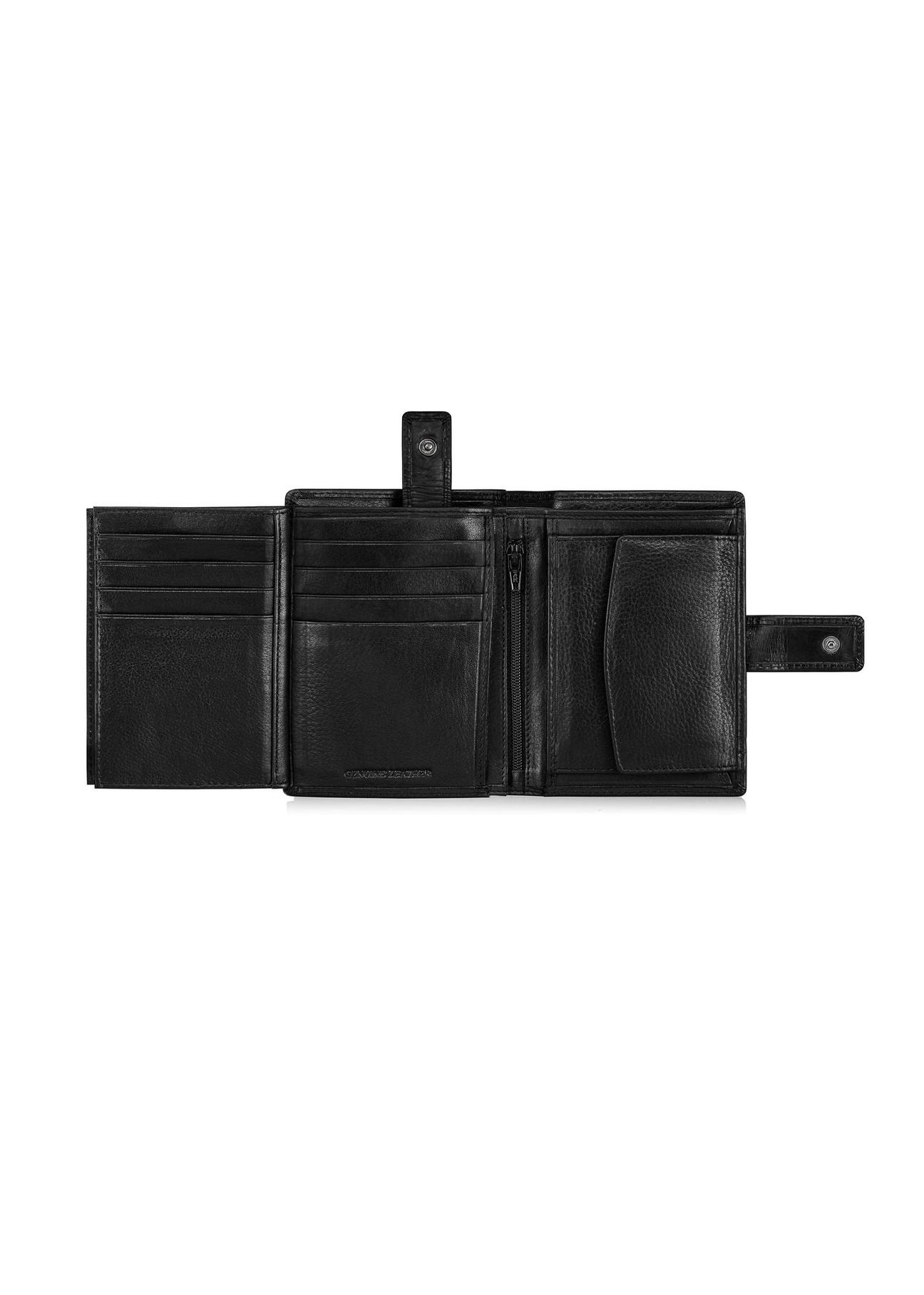 Black men's wallet PORMS-0623-99(Z24)-07