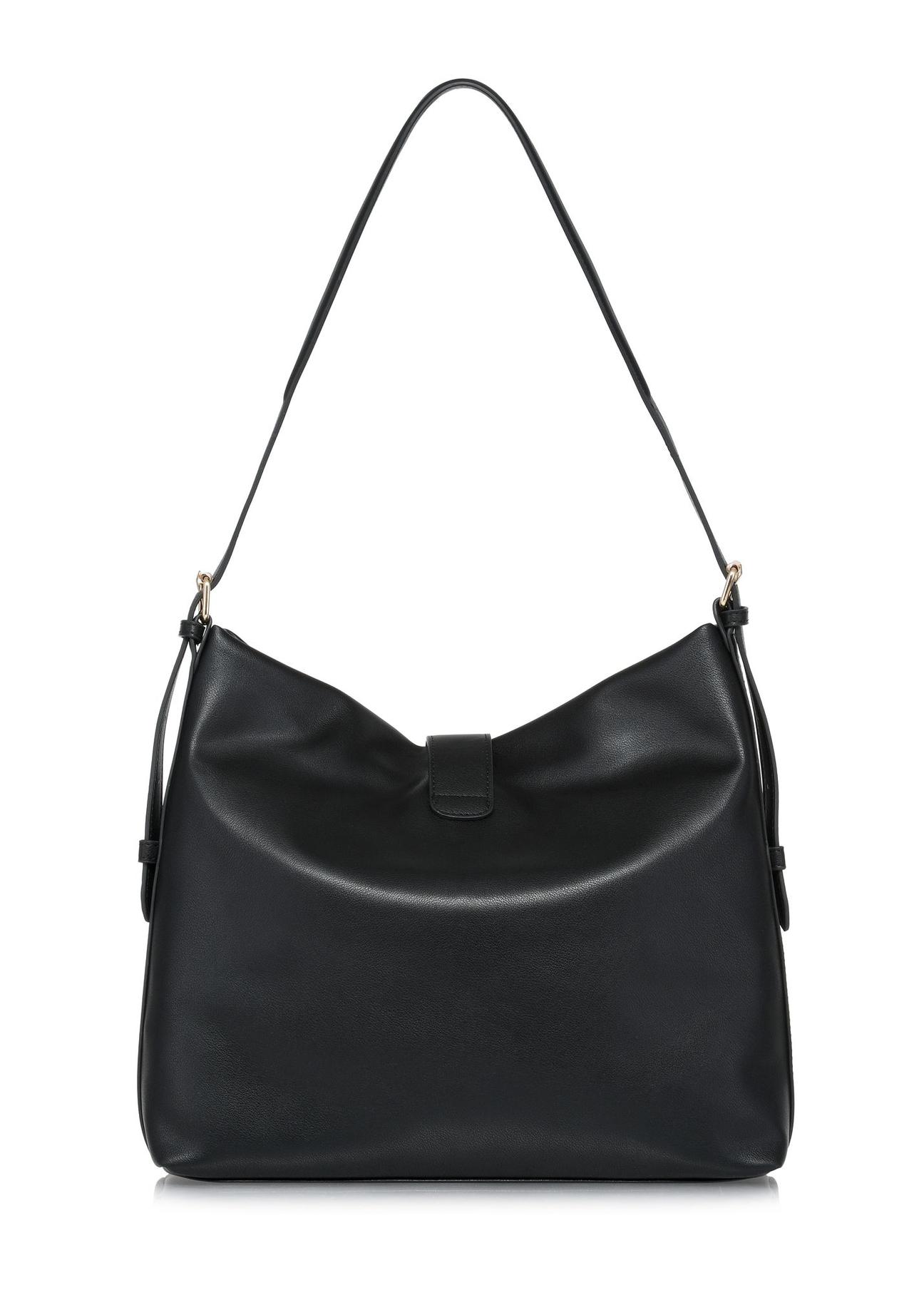 Black women's shopper bag TOREC-0950-99(Z24)-06