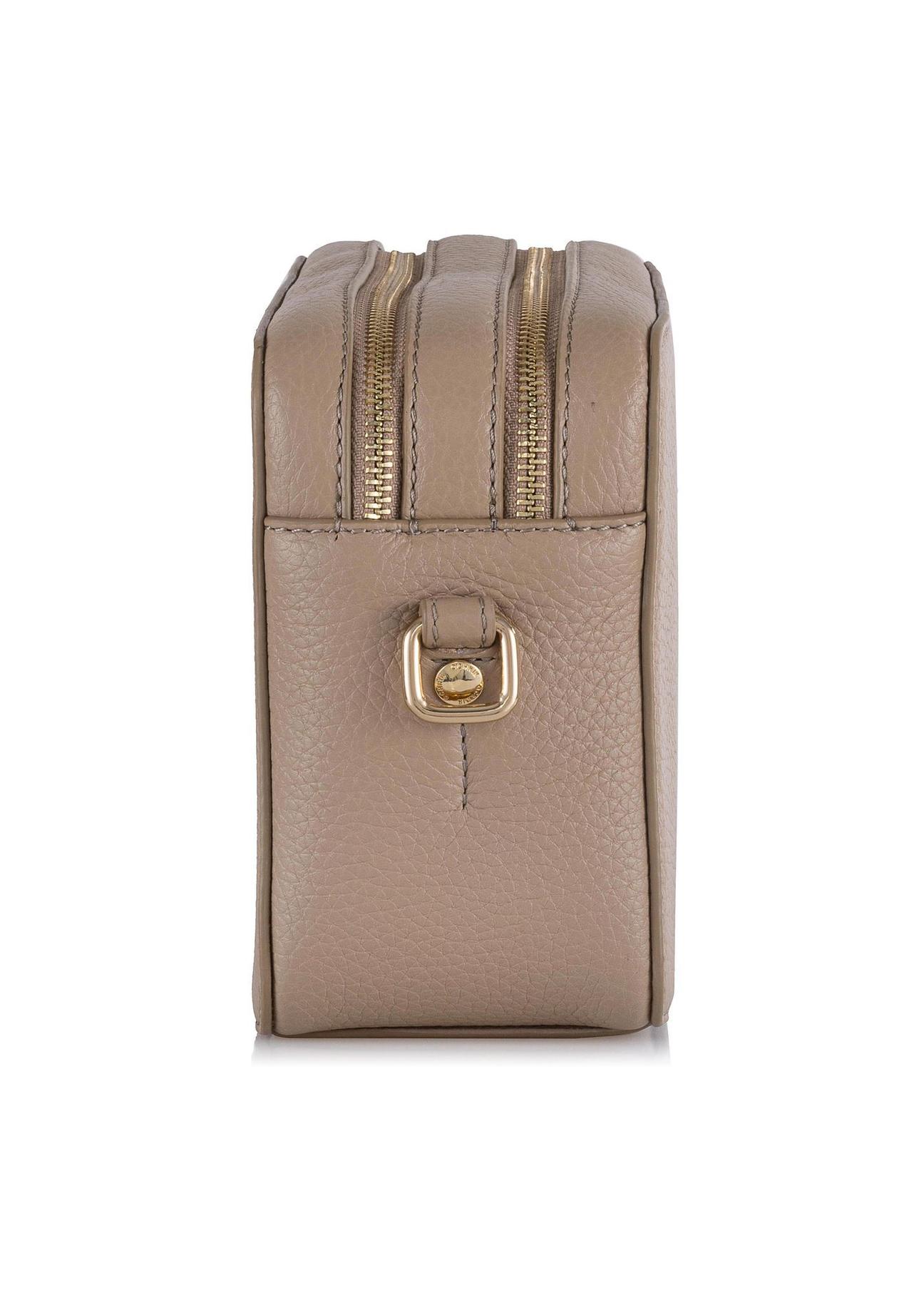 Beige leather handbag for women TORES-0732B-81(W24)-03