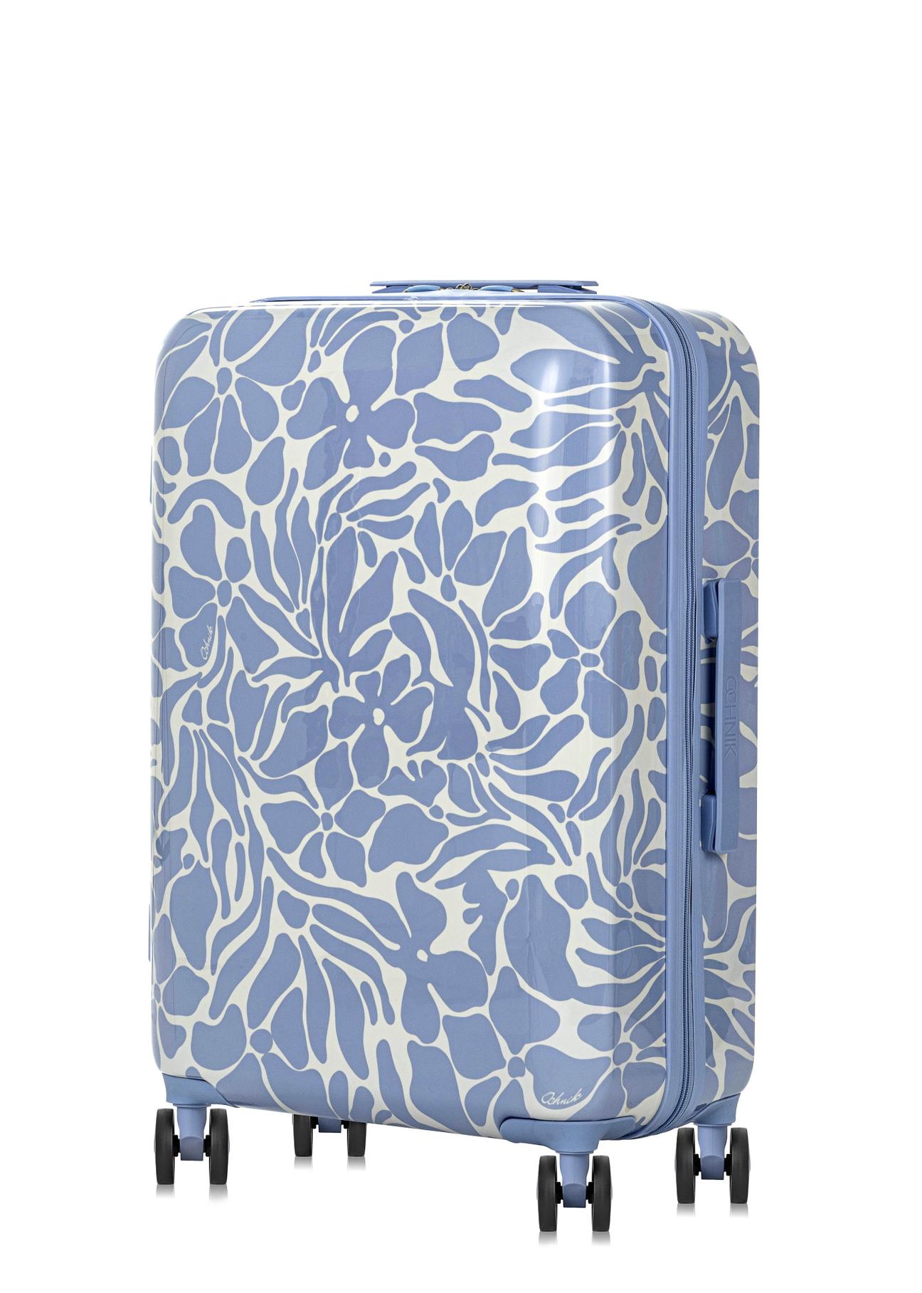 Medium suitcase in MONOI pattern WALAB-0068-61-24(W24)-05