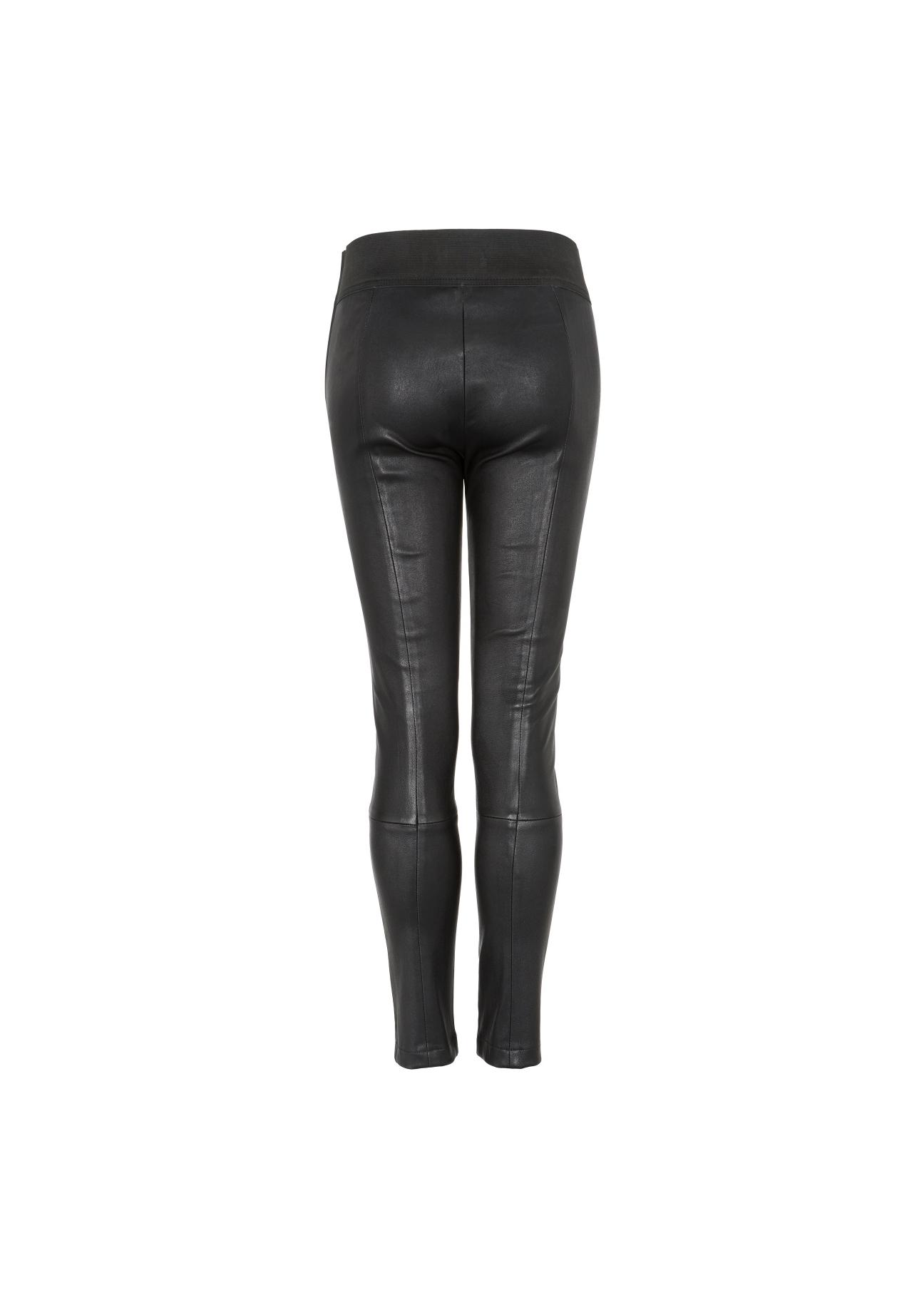 Skórzane legginsy damskie SPODS-0014-1185(Z21)-02