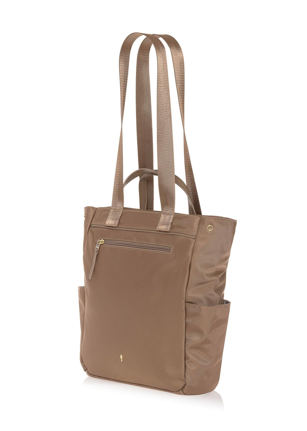 Beige bag - backpack TOREN-0273A-81(W25)-02