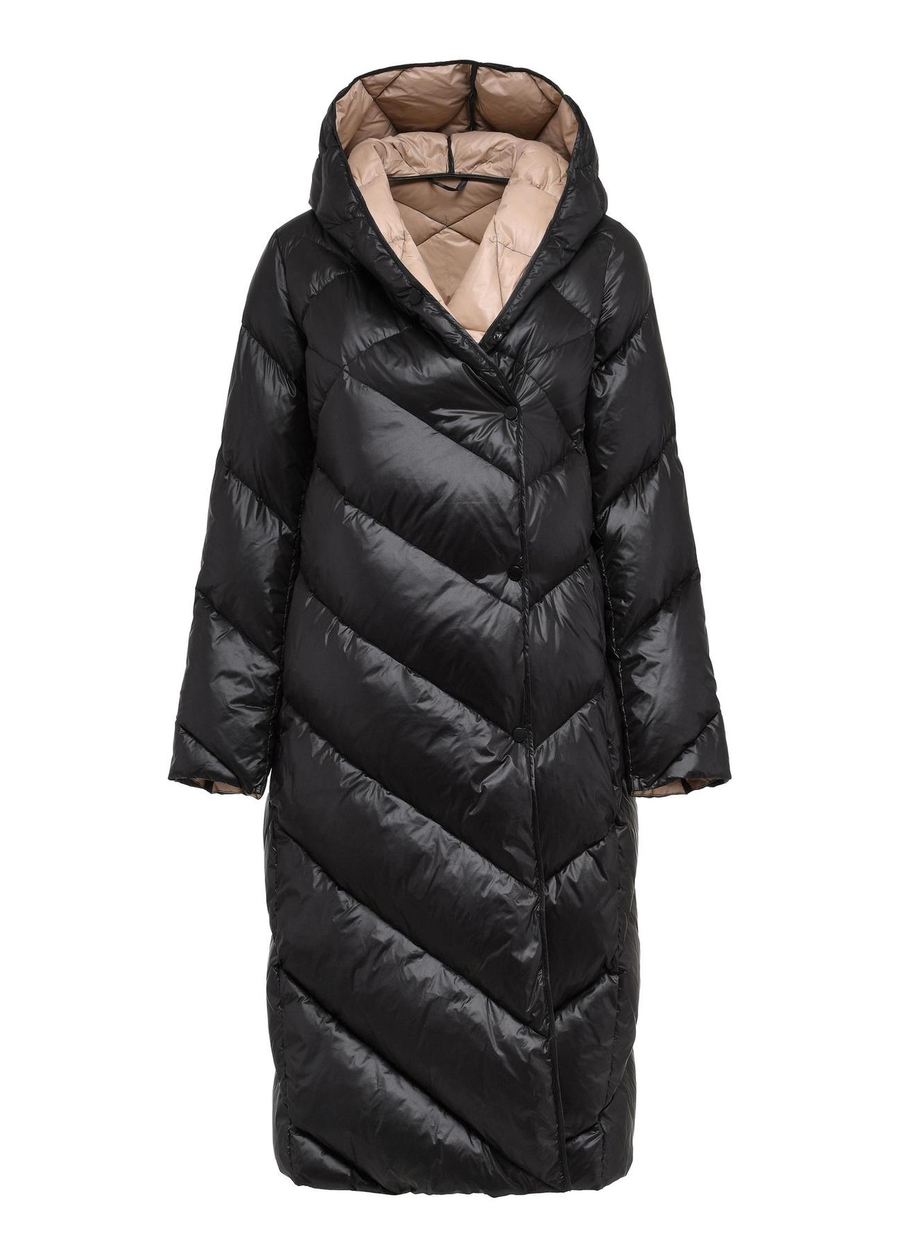 Long quilted women's jacket KURDT-0542-98(Z24)-05