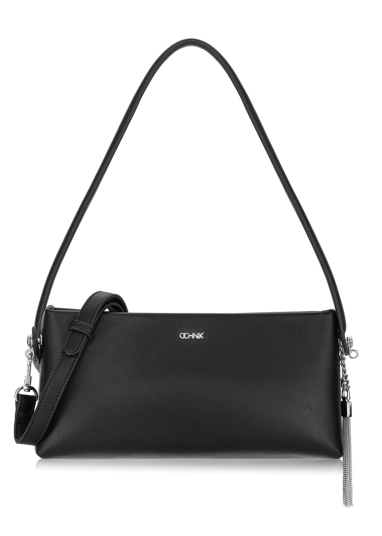 Minimalist black women's bag TOREC-0964-99(Z24)-01