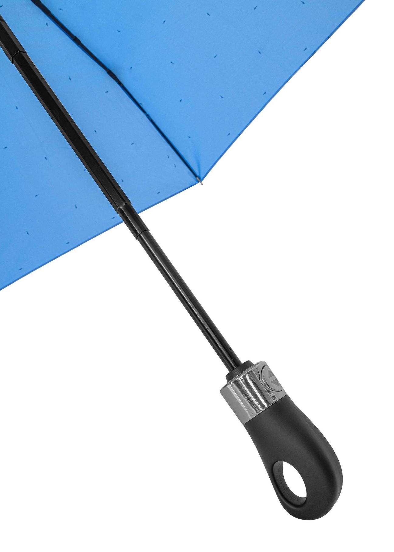 Women's folding umbrella in blue PARSD-0012-60(W24)-03