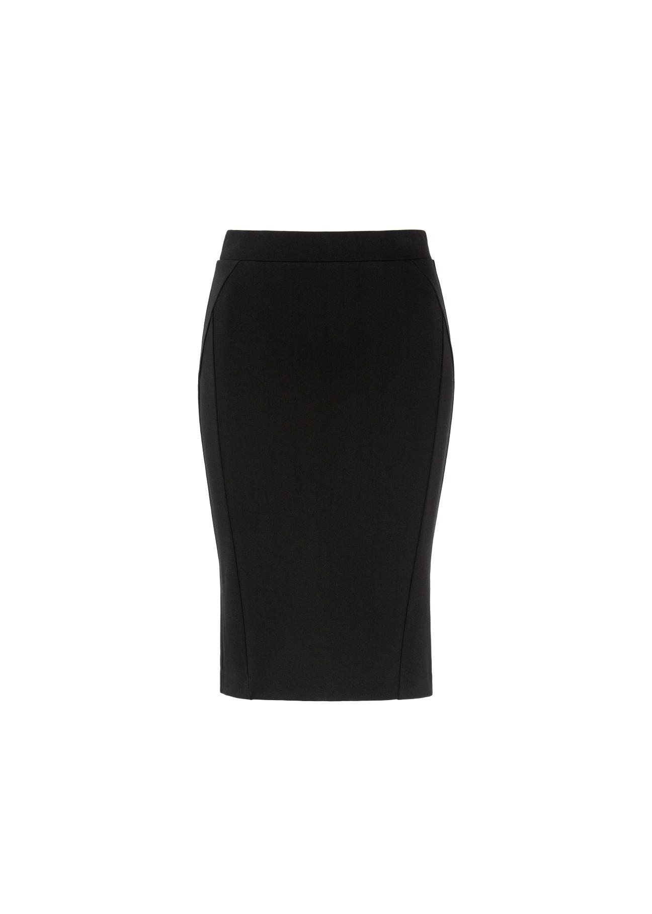 Black pencil skirt SPCDT-0031-99(W22)-02