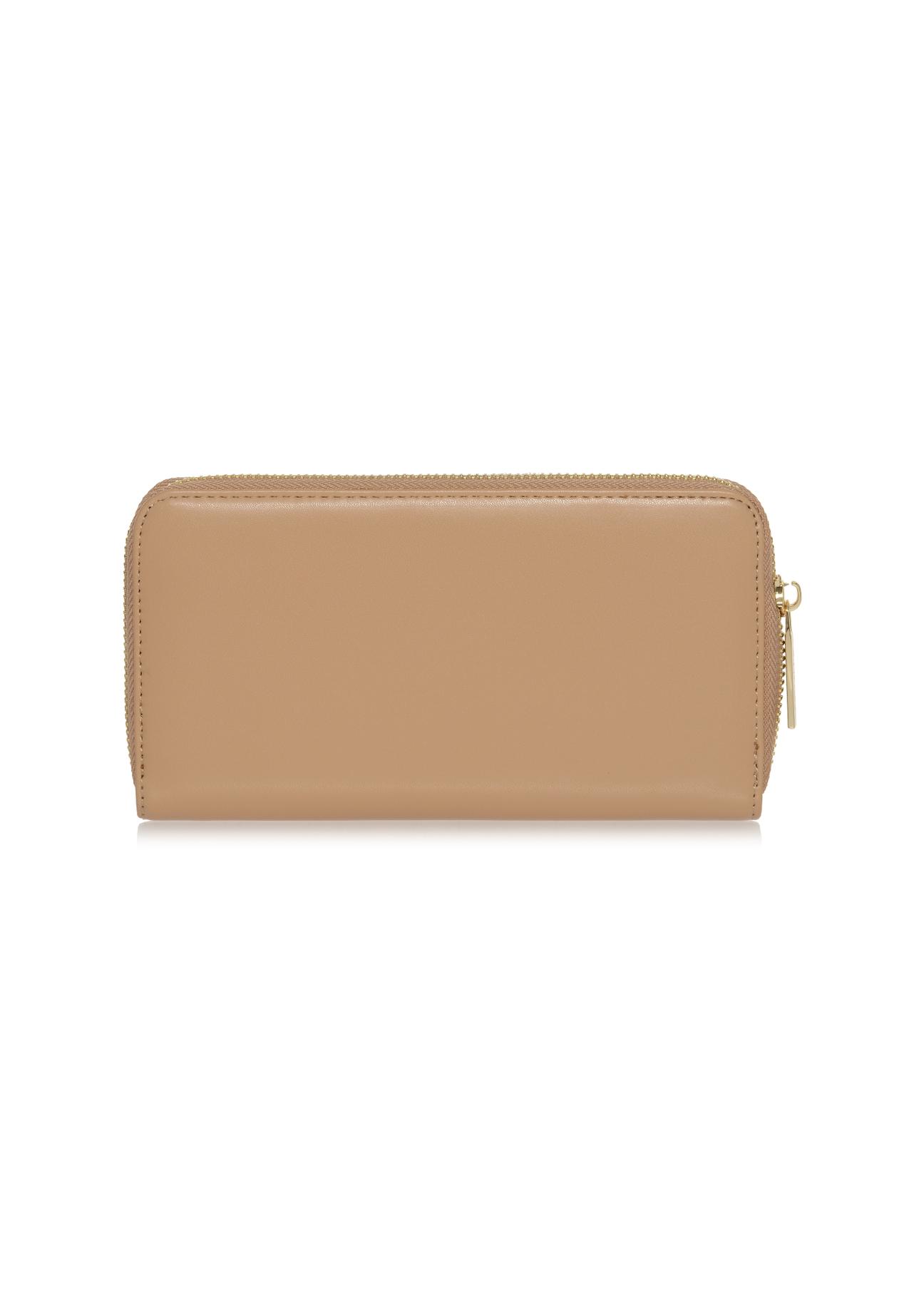 Large beige women's wallet POREC-0327-81(W23)-02