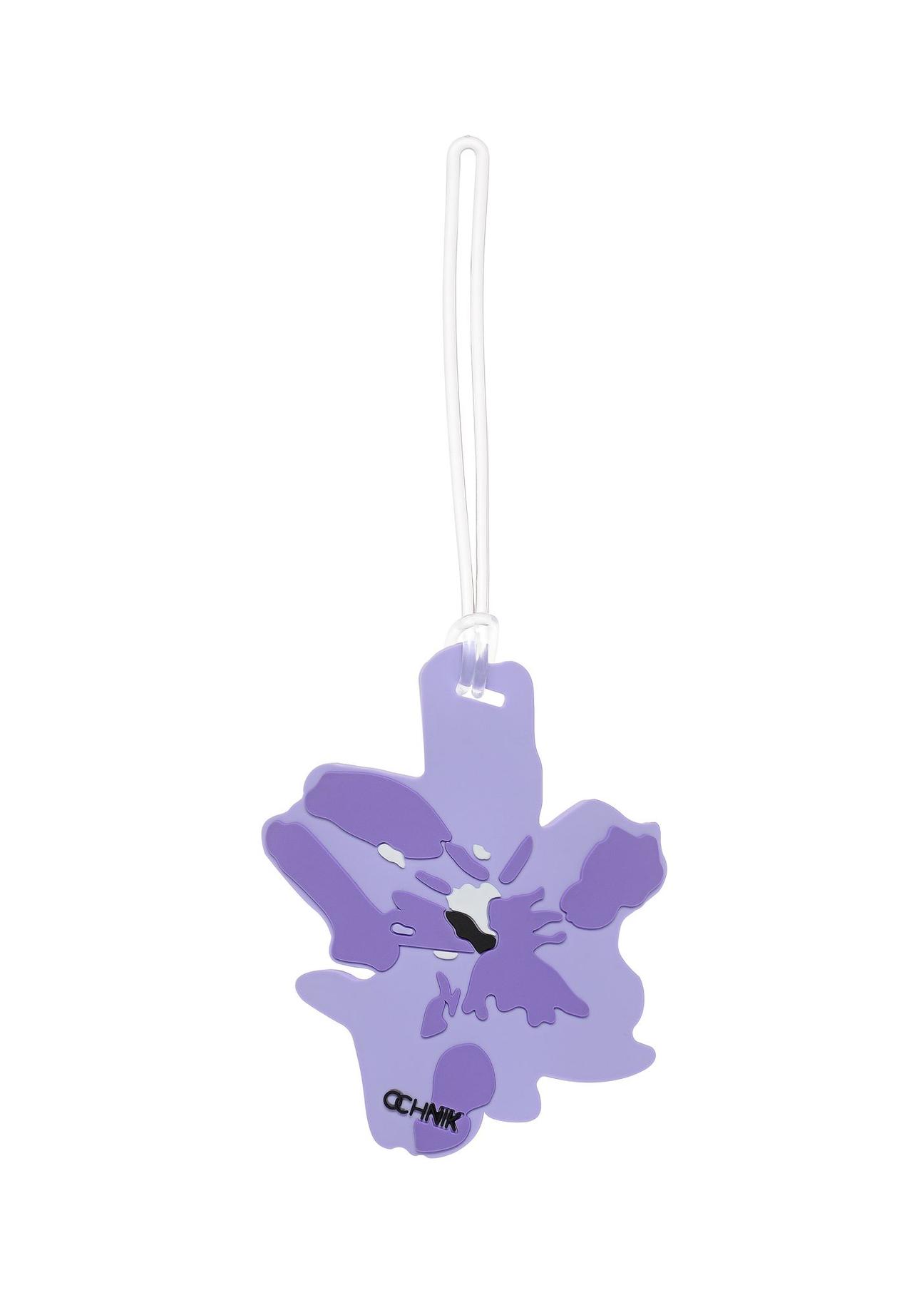 Luggage badge purple flower AW-005-0003-72(W23)-01