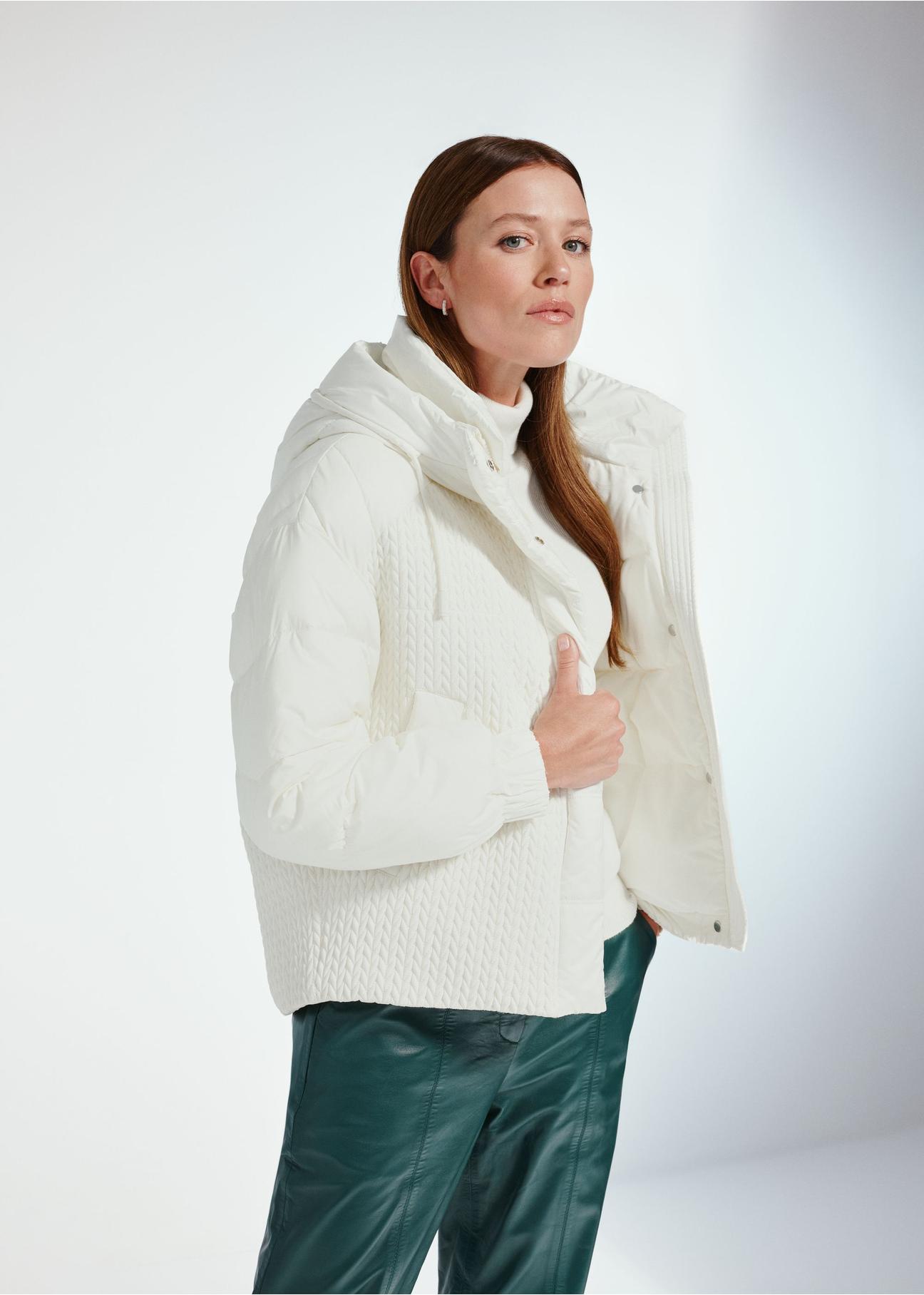 White women's winter jacket KURDT-0545-11(Z24)