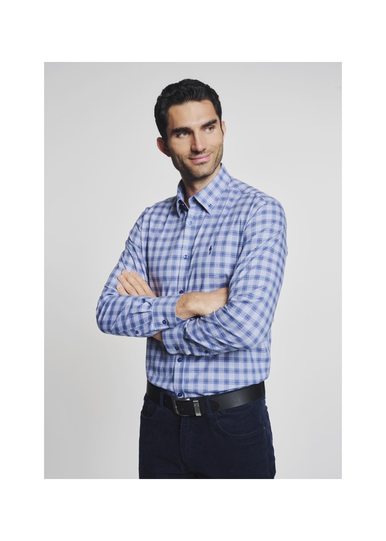 Men's shirt KOSMT-0215-91(Z21)-01