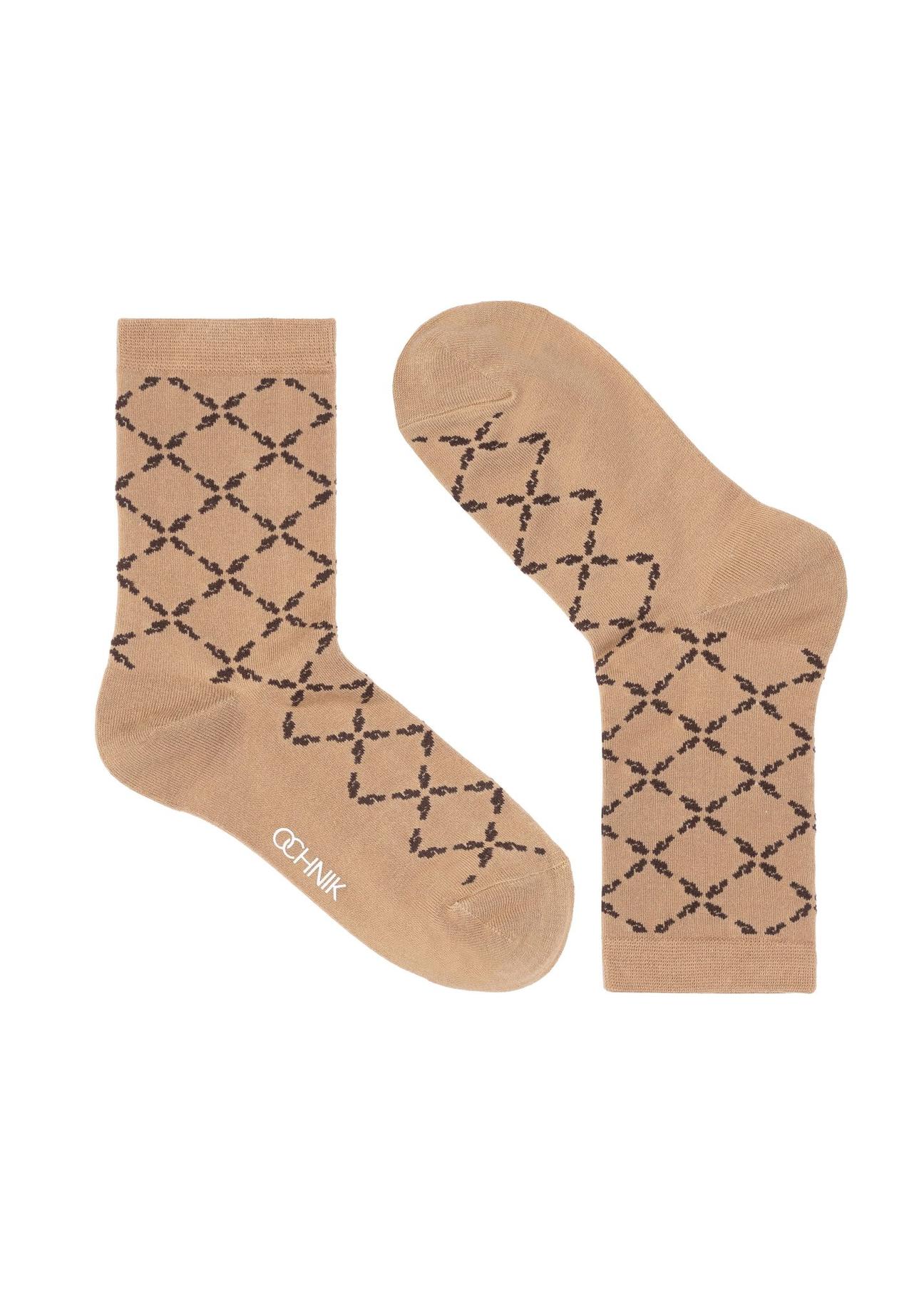 Women's socks in monogram SKADT-0061-15(Z23)-01