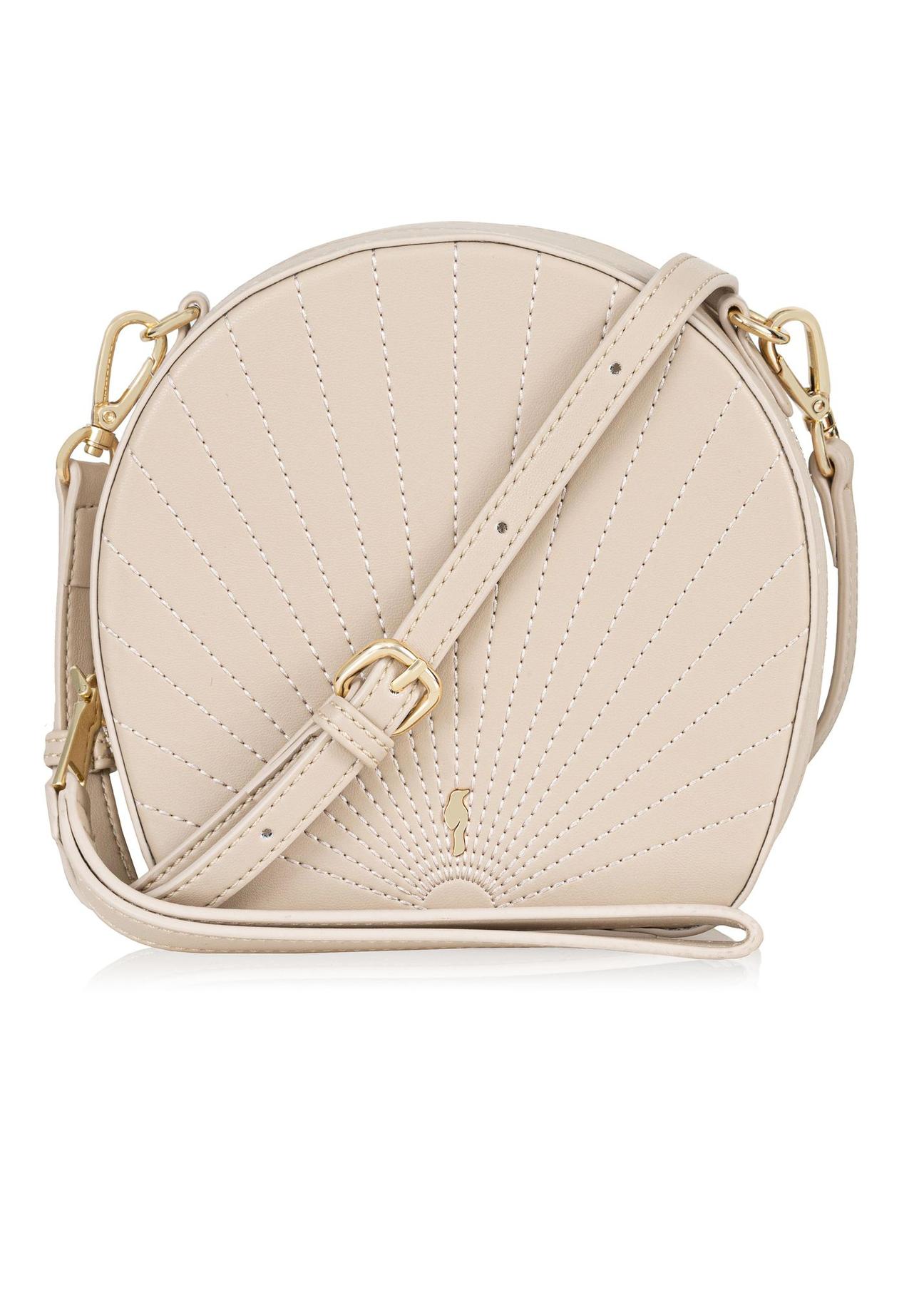 Oval cream ladies handbag TOREC-0792-13(W23)-01