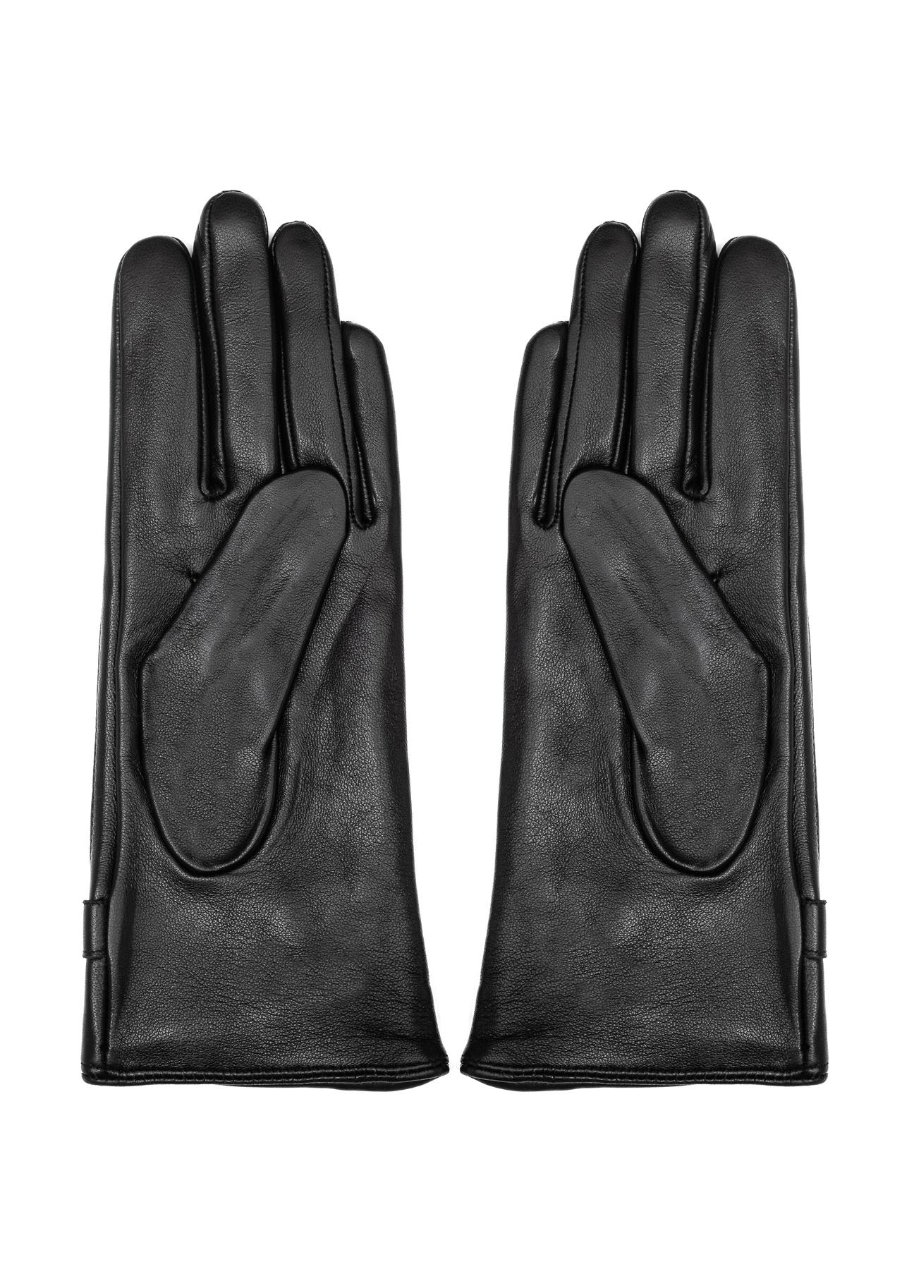 Women's leather gloves REKDS-0031-99(Z24)