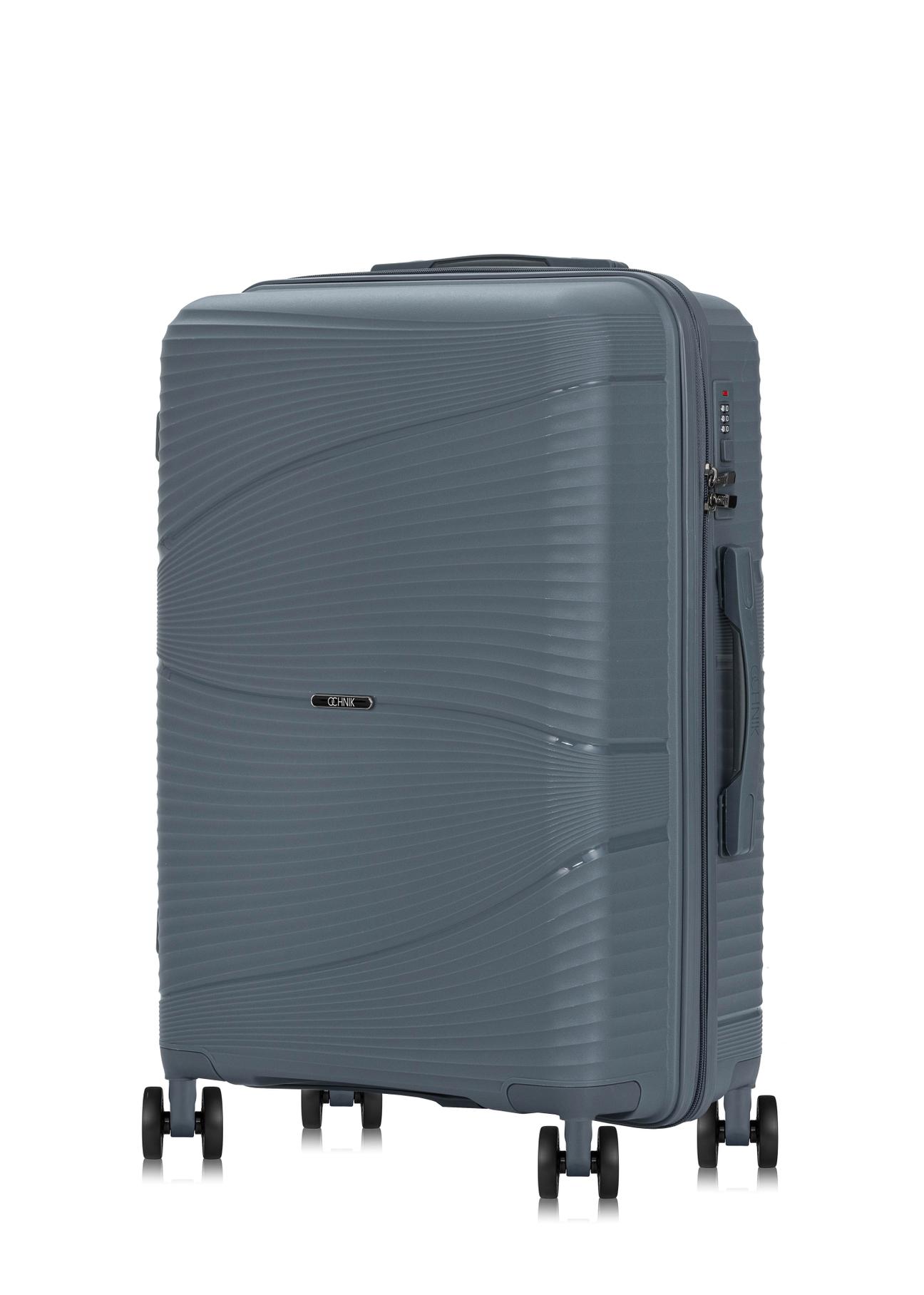 Medium suitcase on wheels WALPP-0021-91-24(W24)-05