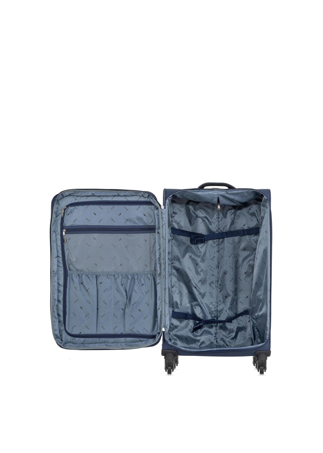 Set of suitcases on wheels 19'/24'/28' WALNY-0030-69(W24)-11