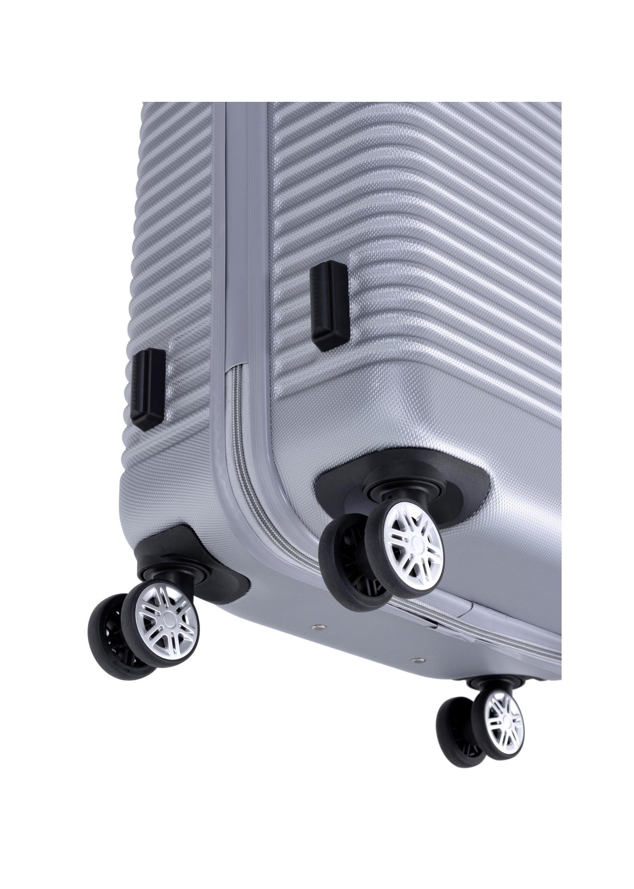 Medium suitcase on wheels WALAB-0040-91-24(W24)-05