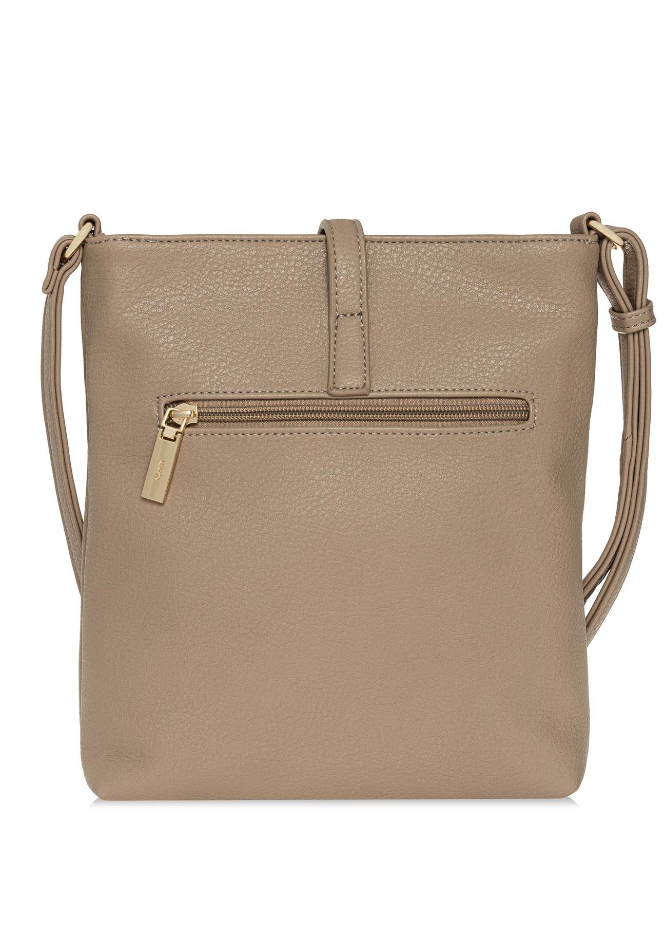 Dark beige women's shoulder bag TOREC-0840A-82(W25)