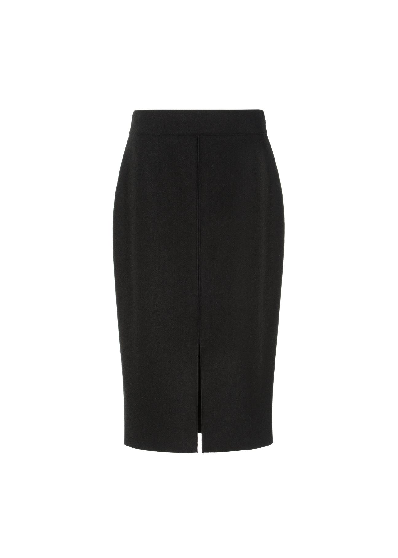 Black pencil midi skirt SPCDT-0037-99(Z20)-03