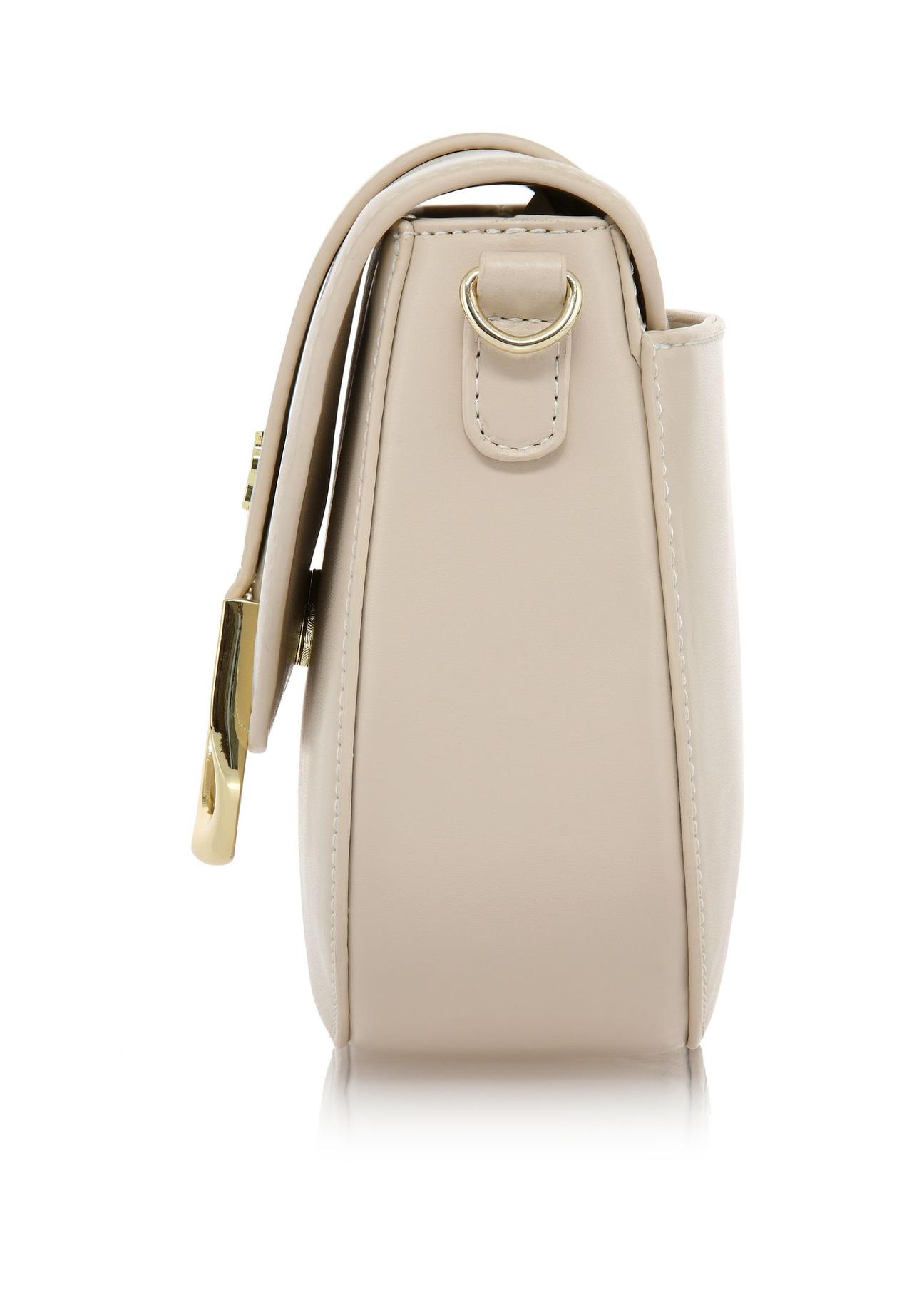 Women's cream postbag TOREC-0879-12(W24)-03