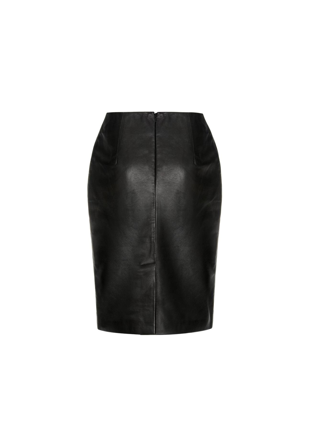 Women's pencil leather skirt SPCDS-0031-5010(W21)-03