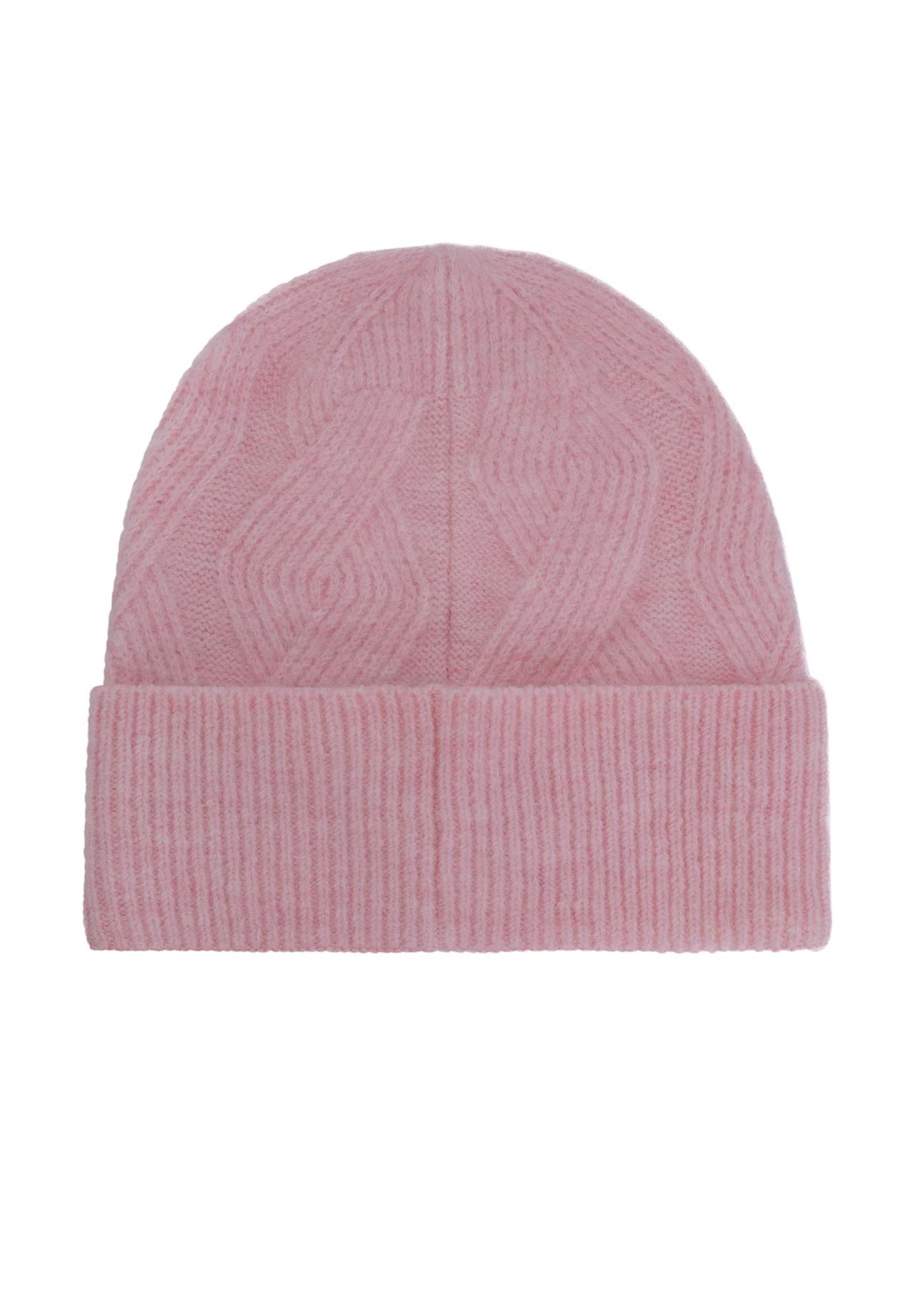 Light pink women's hat CZADT-0192-34(Z24)-02