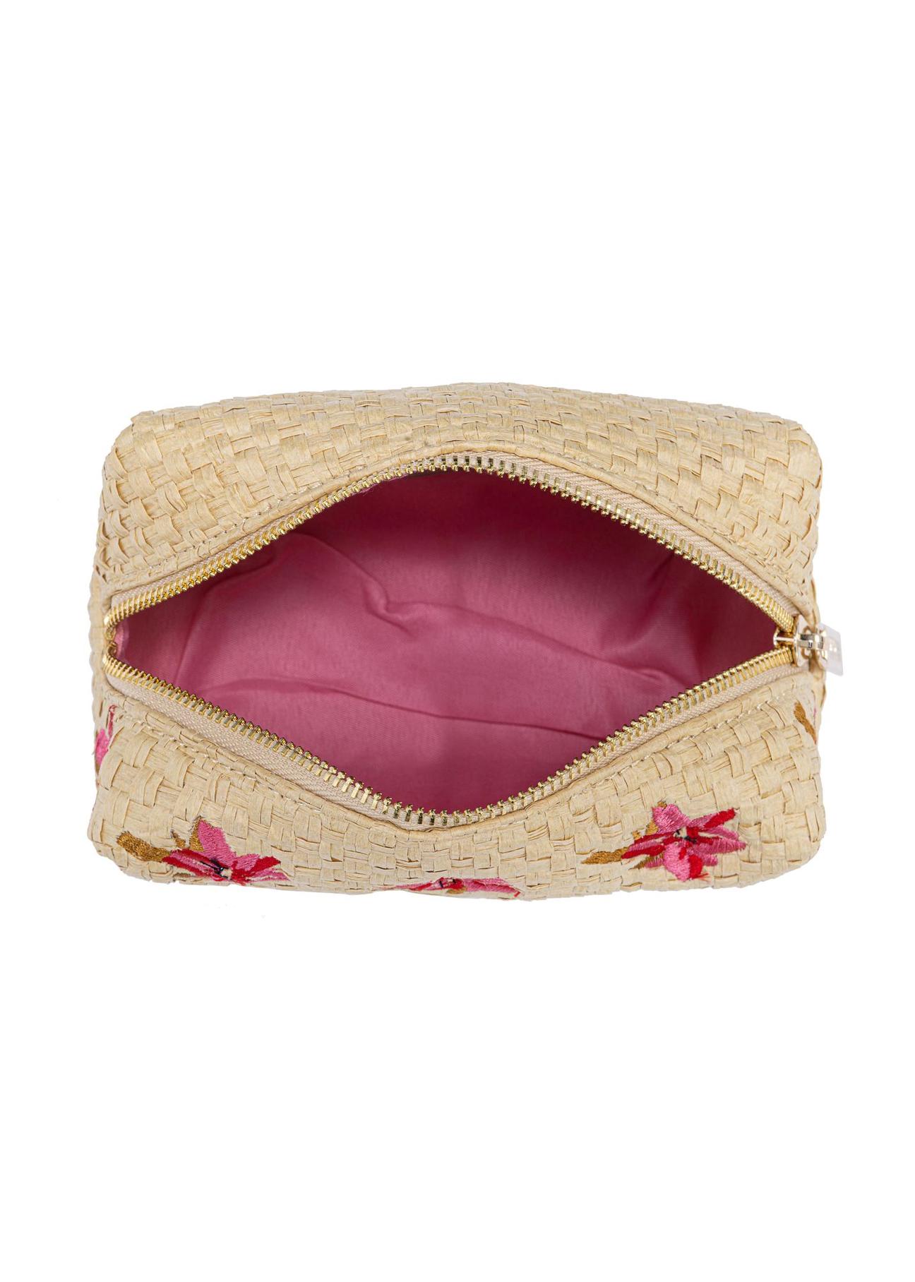 Women's braided floral cosmetic bag TOREC-0766-23(W23)-05