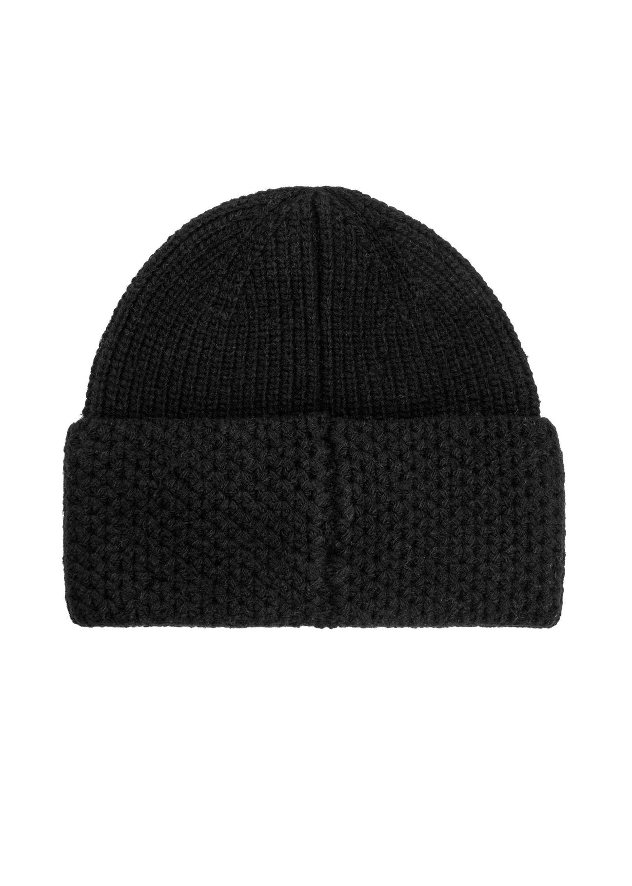 Woolen black women's hat CZADT-0188-99(Z24)