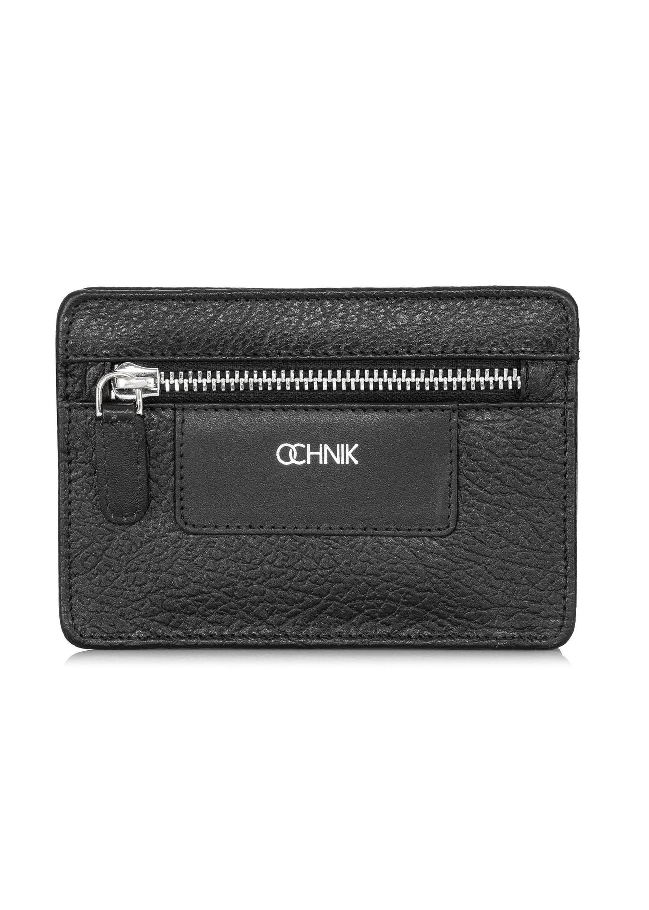 Men's leather zip wallet PORMS-0538-99(W23)-01