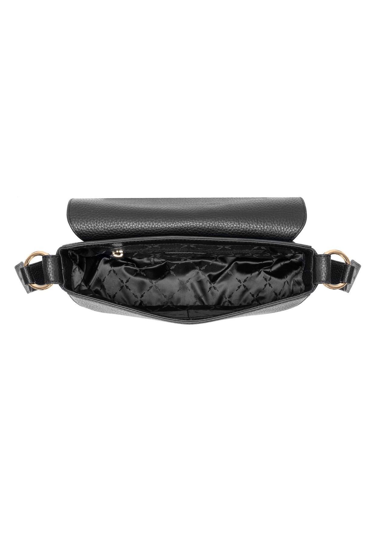 Leather black shoulder bag TORES-0895B-99(Z24)-05