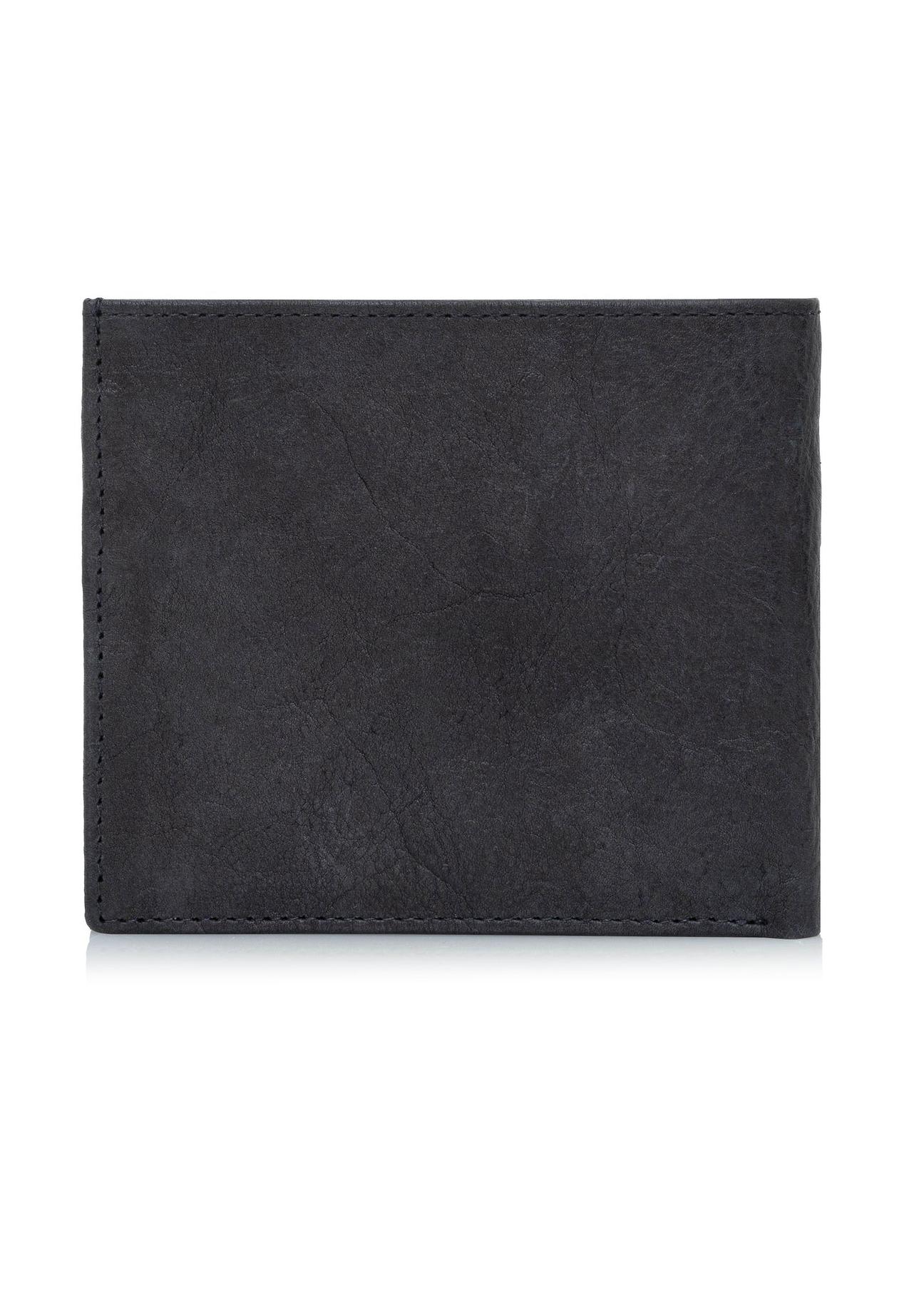 Men's black classic wallet without clasp PORMS-0206-69(Z24)-03