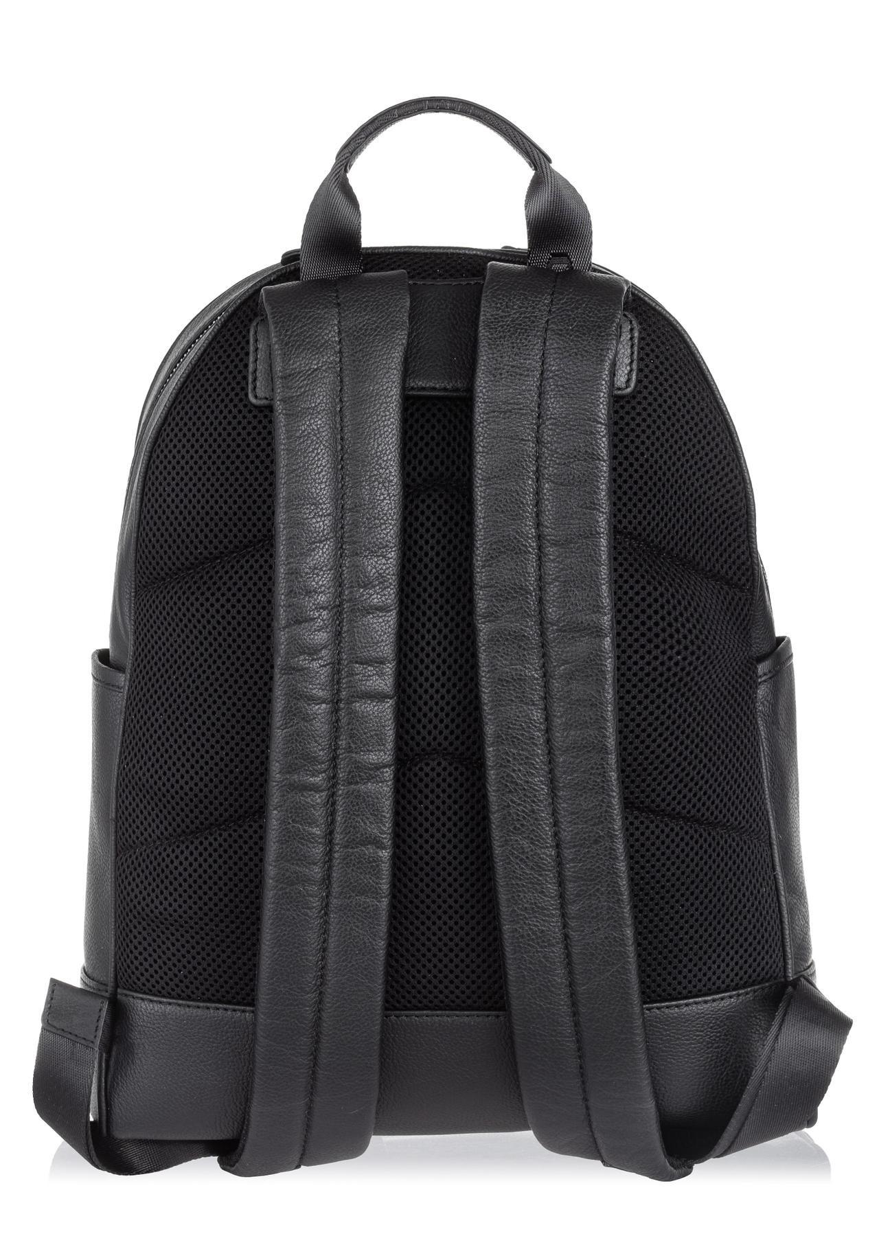 Men's two-compartment leather backpack PLCMS-0017A-99(W24)-03