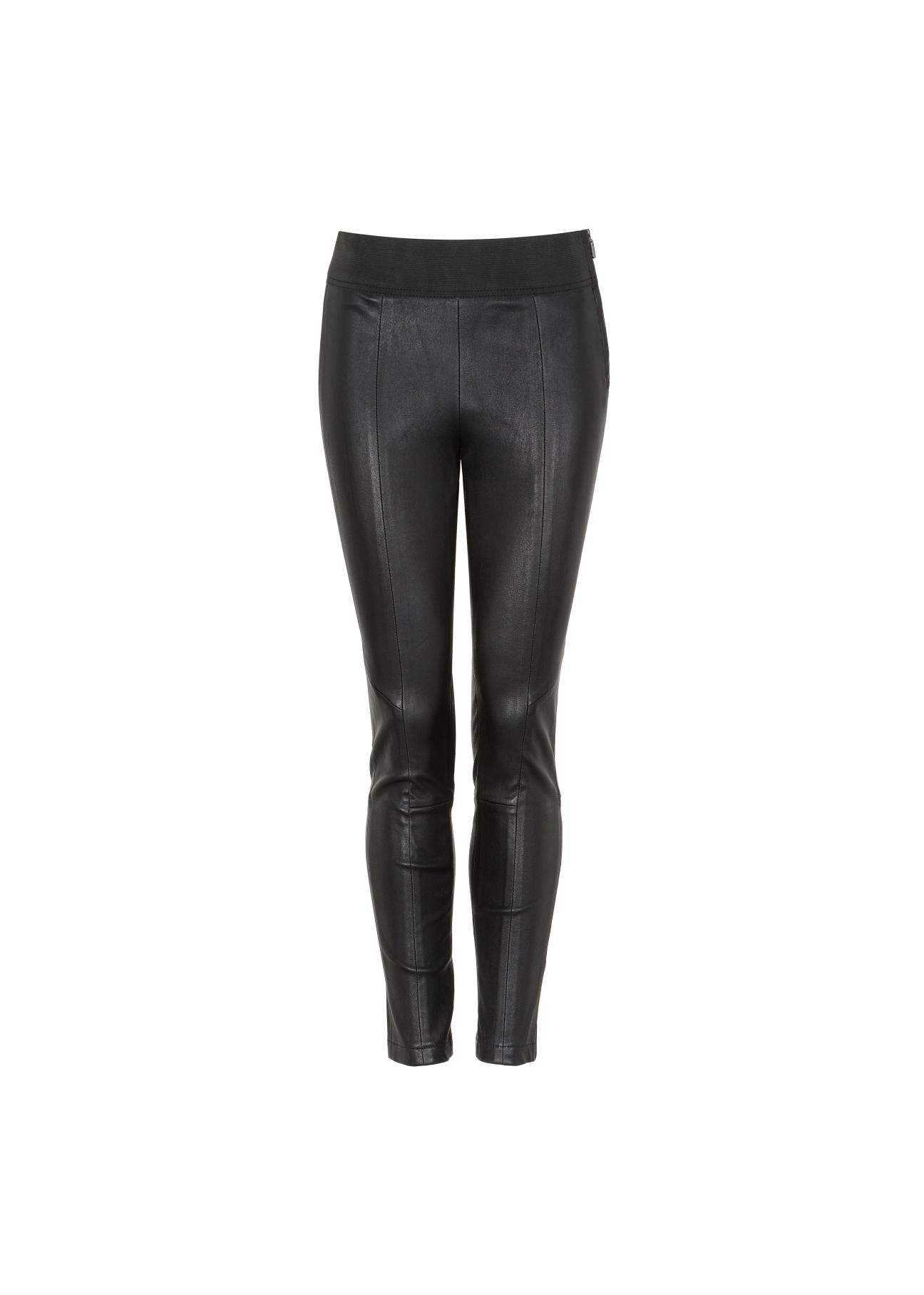 Skórzane legginsy damskie SPODS-0014-1185(Z21)-01