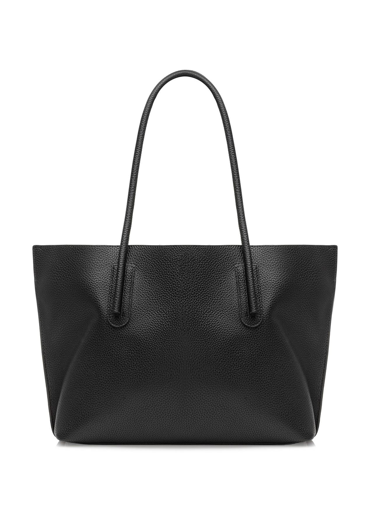 Black women's shopper bag TOREC-0938A-99(W25)-03