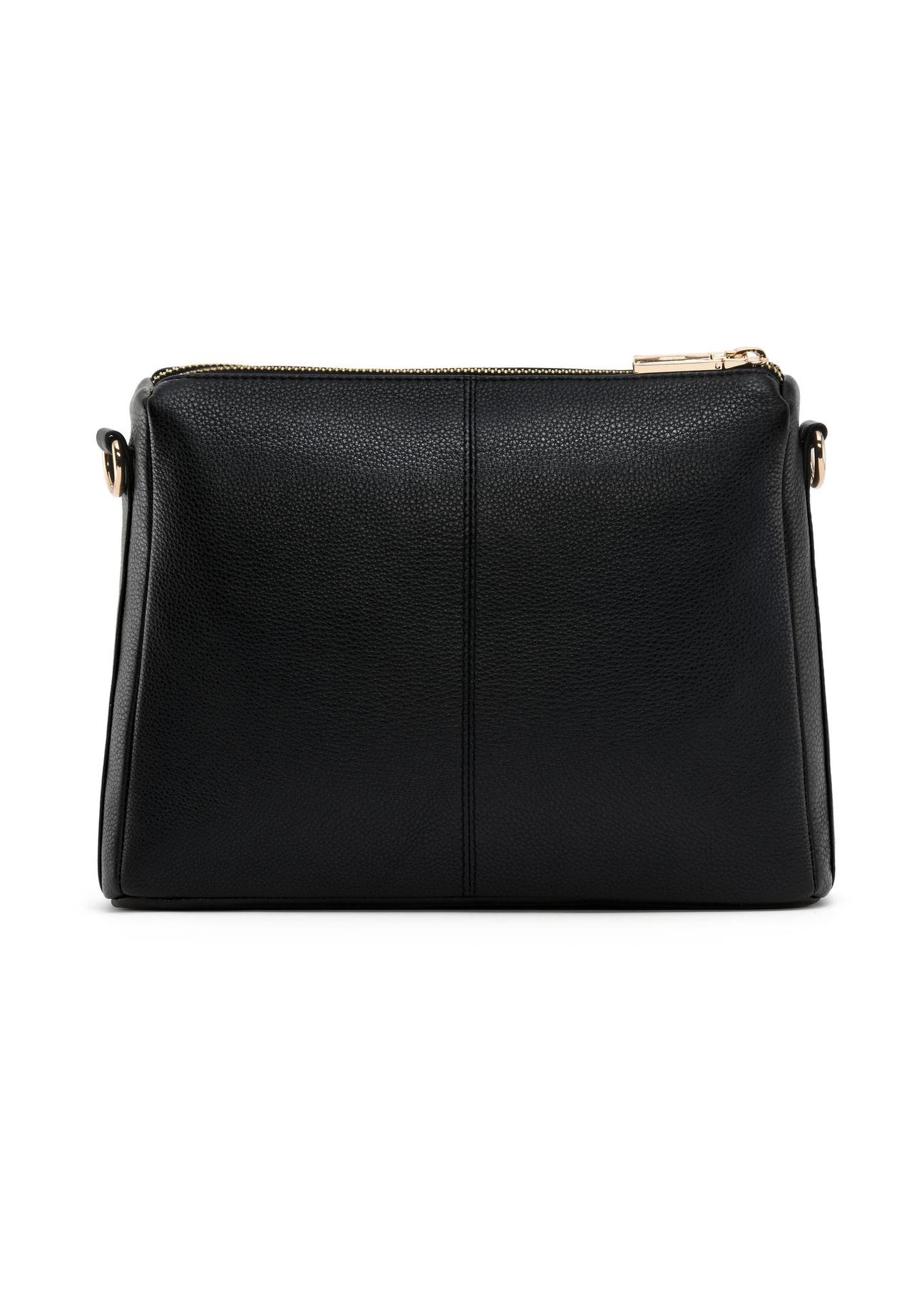 Black leather women's handbag TORES-1081D-99(W25)