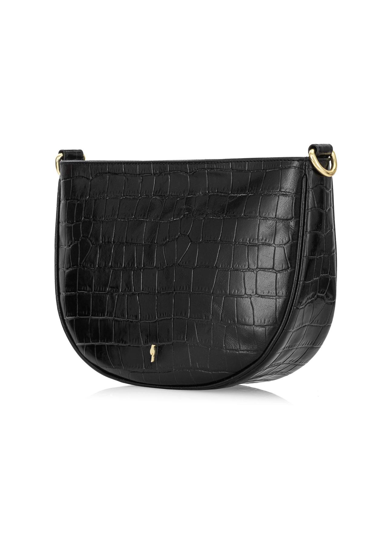 Leather medium croco women's bag TORES-1022-99(Z24)-02