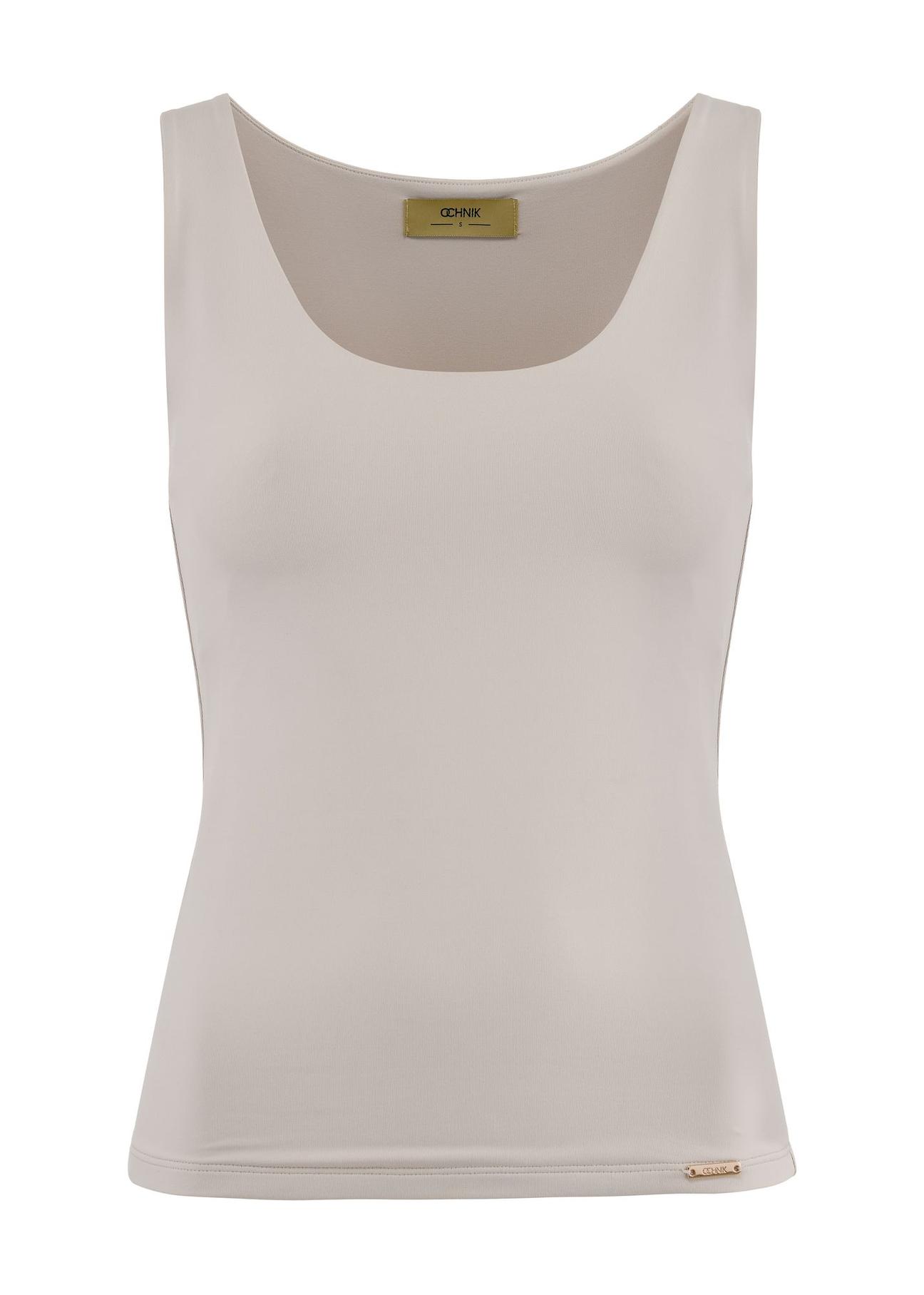 Light beige women's camisole BLUDT-0179-80(Z24)