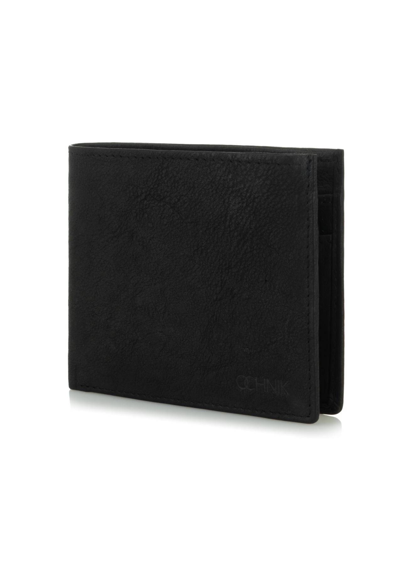 Classic black men's wallet without clasp PORMS-0206-99(Z24)-02