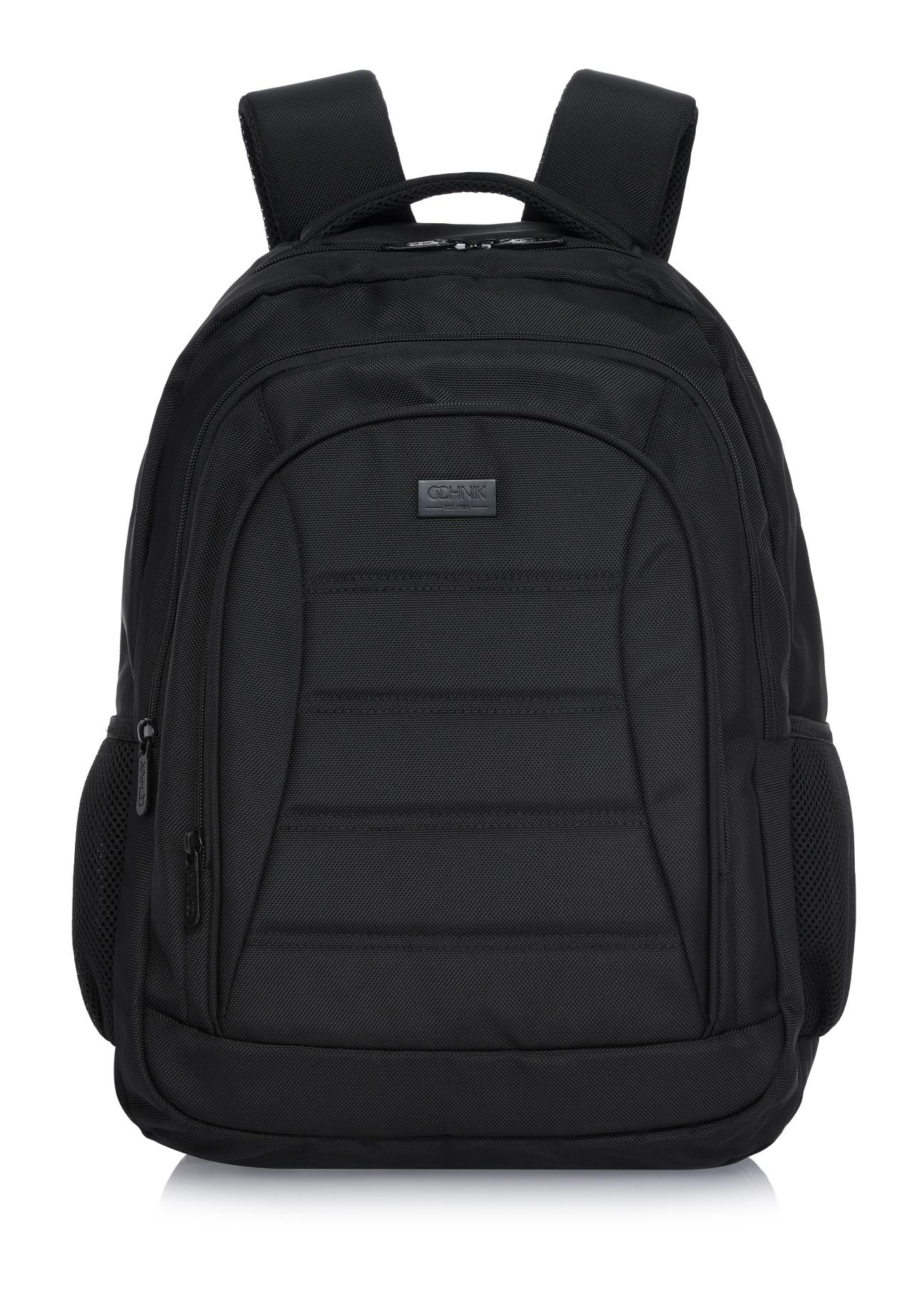 Large black men's backpack TORMN-0324-99(W24)-01