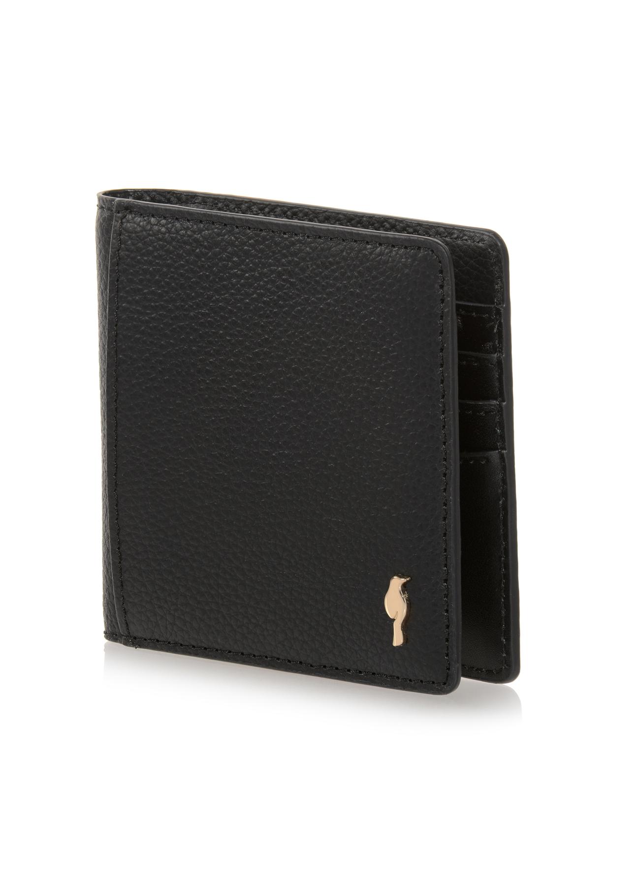 Women's small black wallet PORES-0830-99(W23)-02