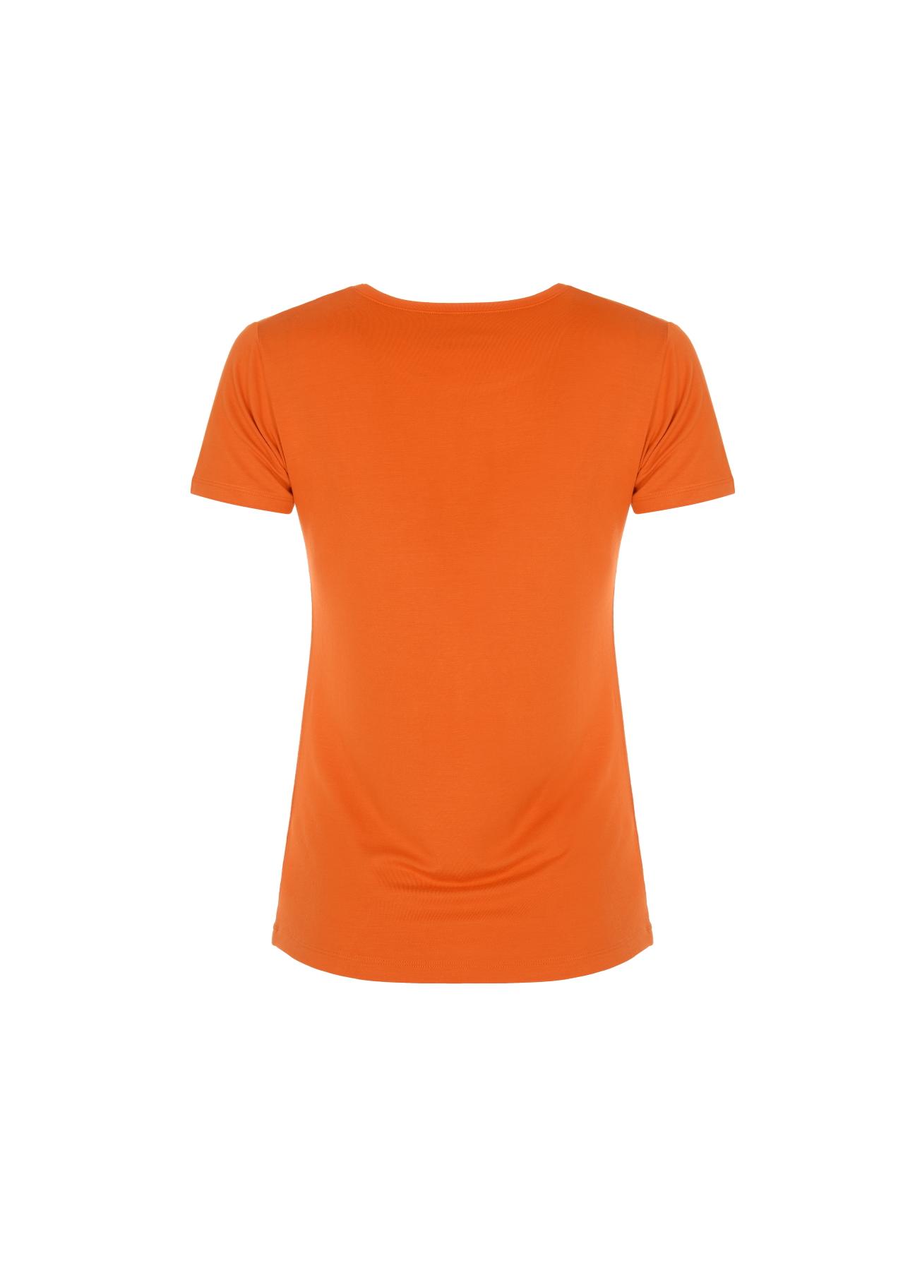 Orange Women's T-shirt with oriole TSHDT-0090-30(W22)-03