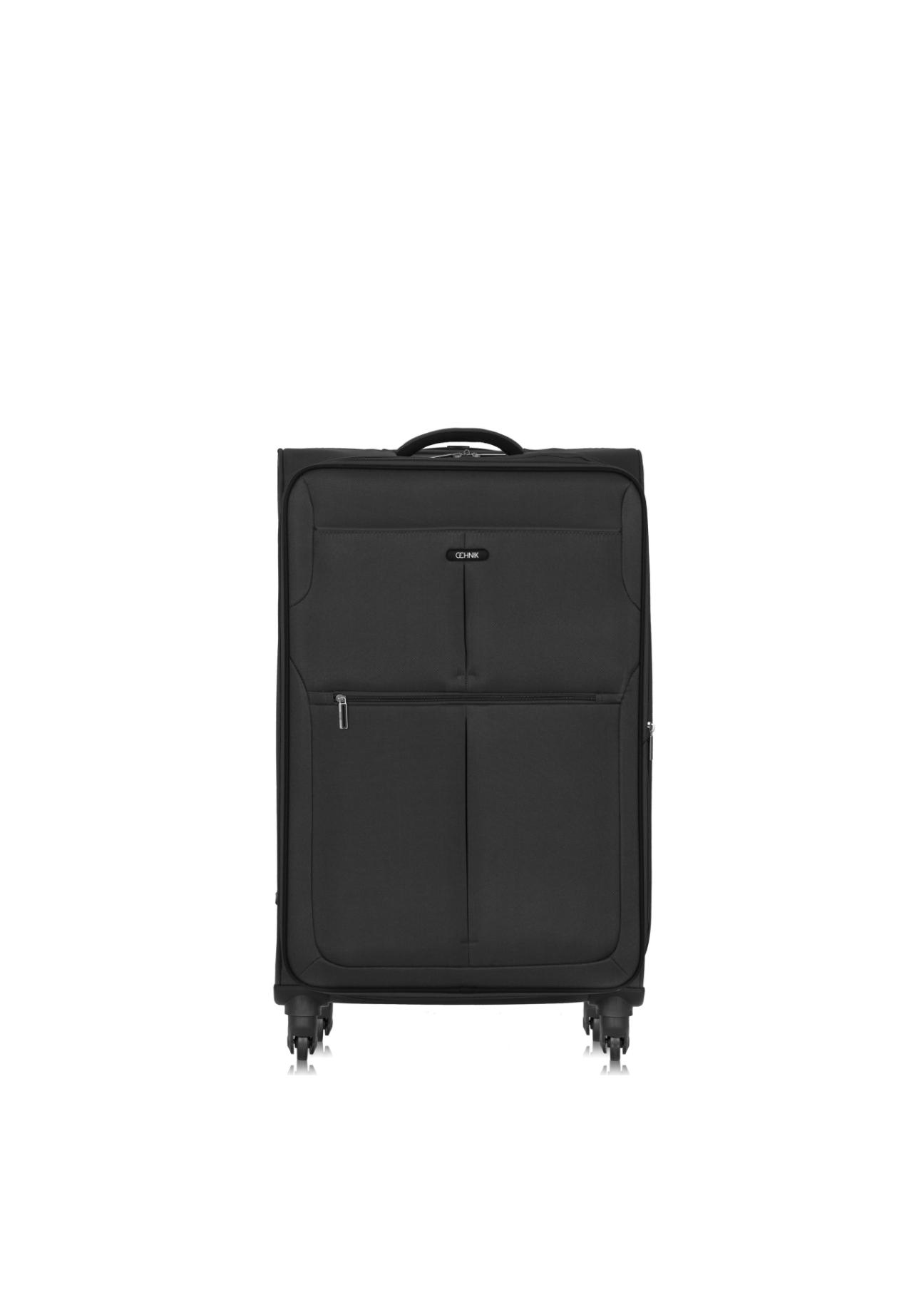 Medium suitcase on wheels WALNY-0030-99-24(W24)-01