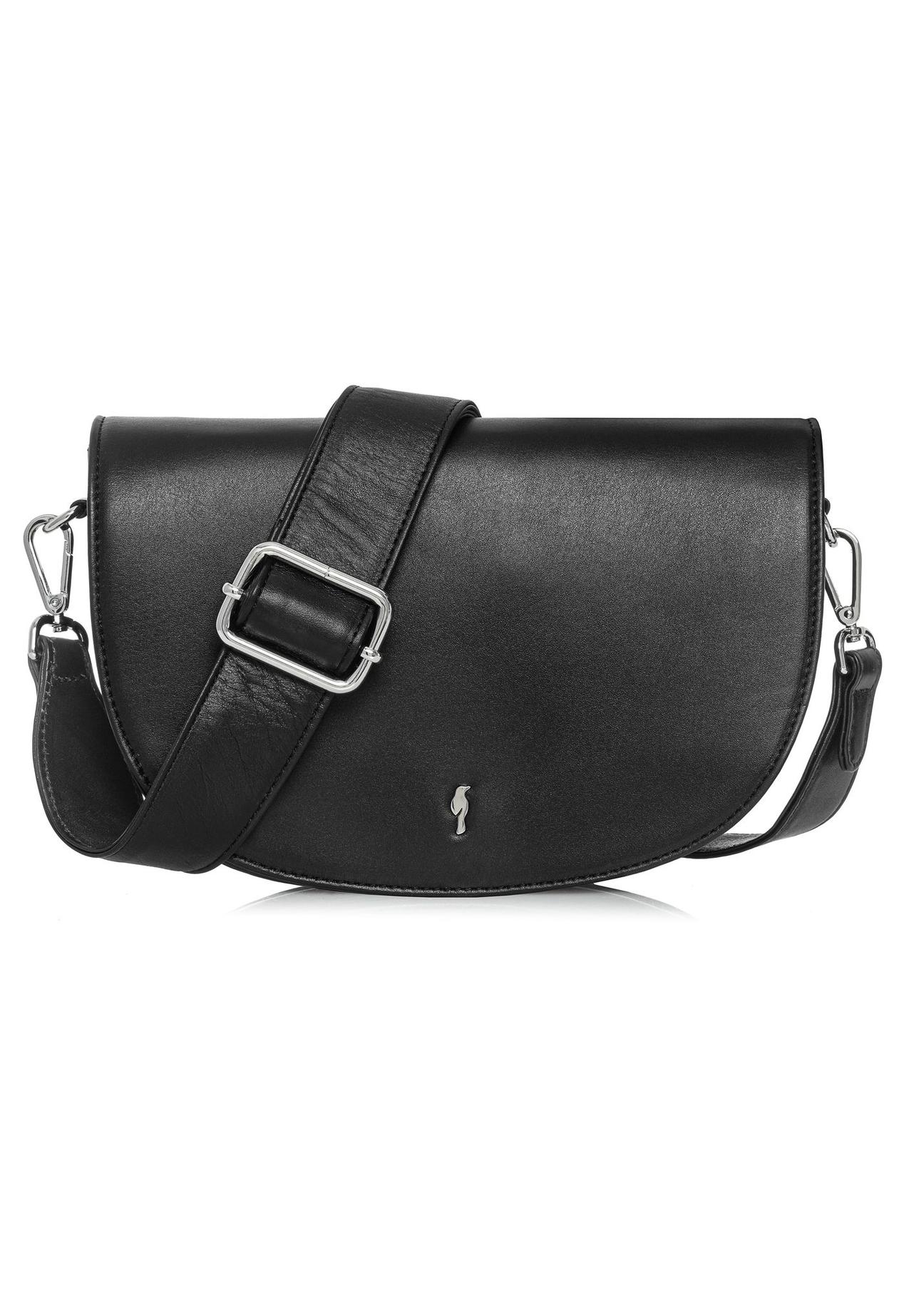 Black leather women's handbag TORES-1082-99(W25)-01